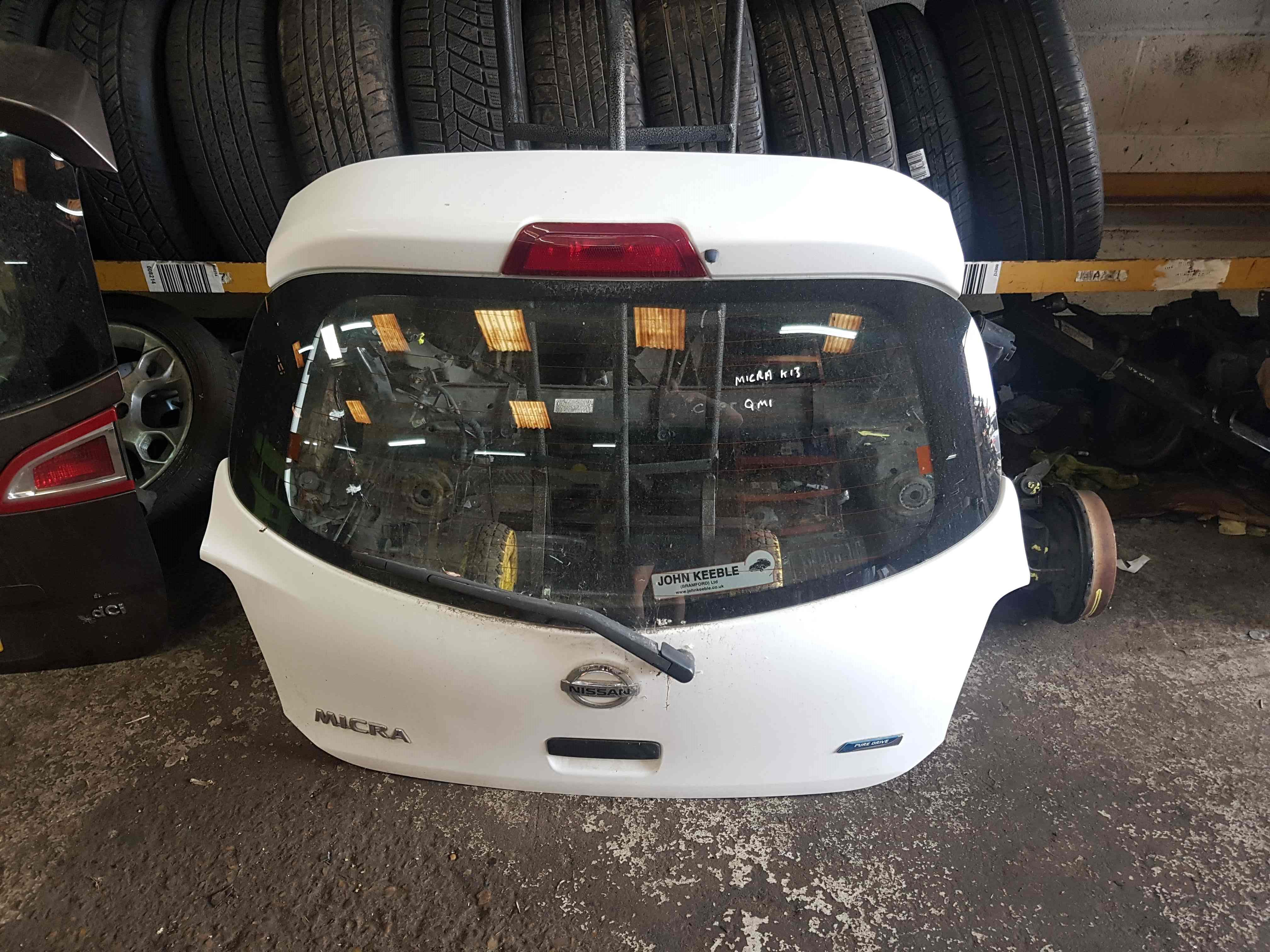 Thumb 2 Nissan Micra K13 2010-2017 Rear Boot Tailgate White QM1