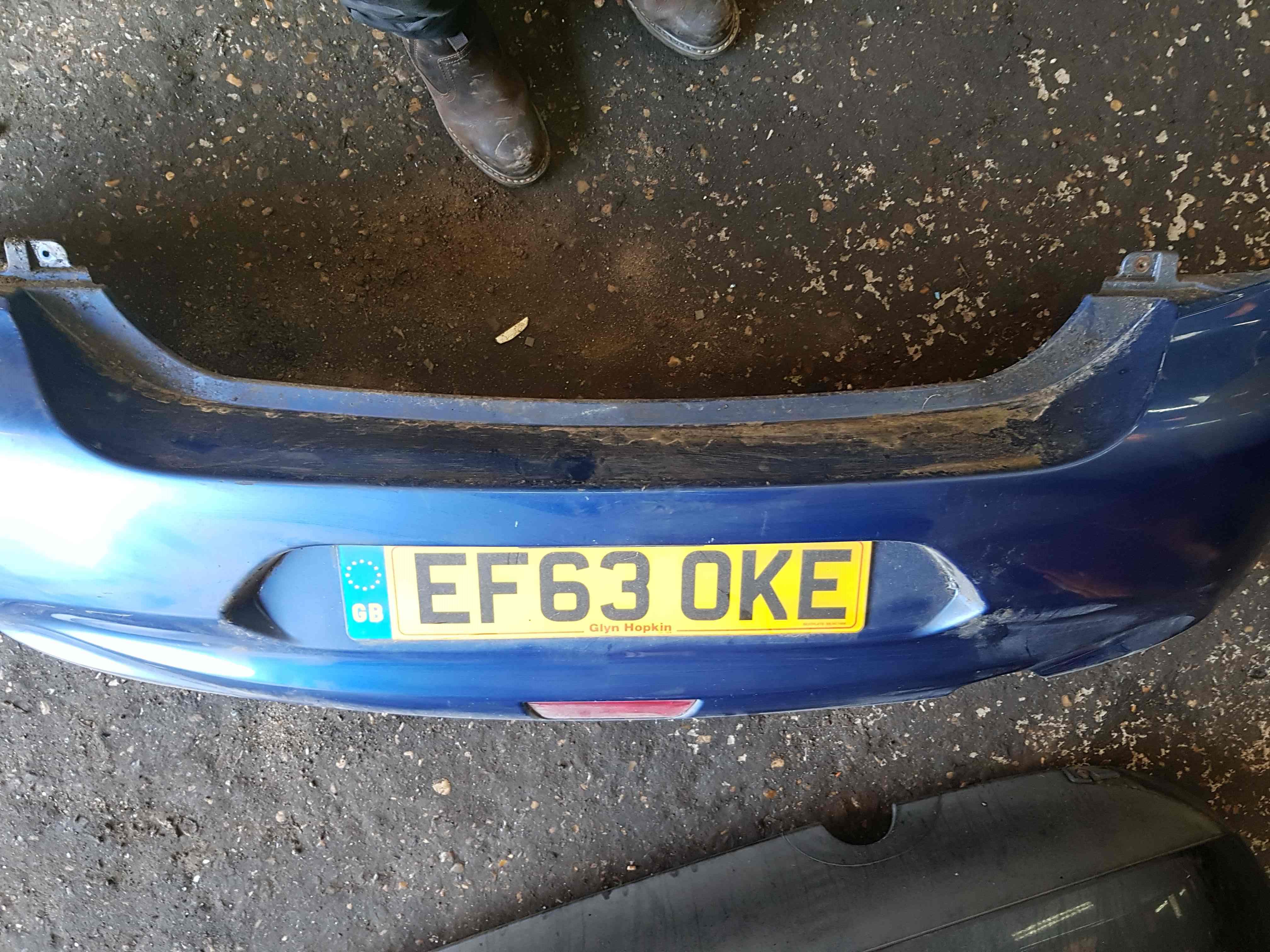 Thumb 4 Nissan Micra K13 2010-2017 Rear Bumper Blue B53