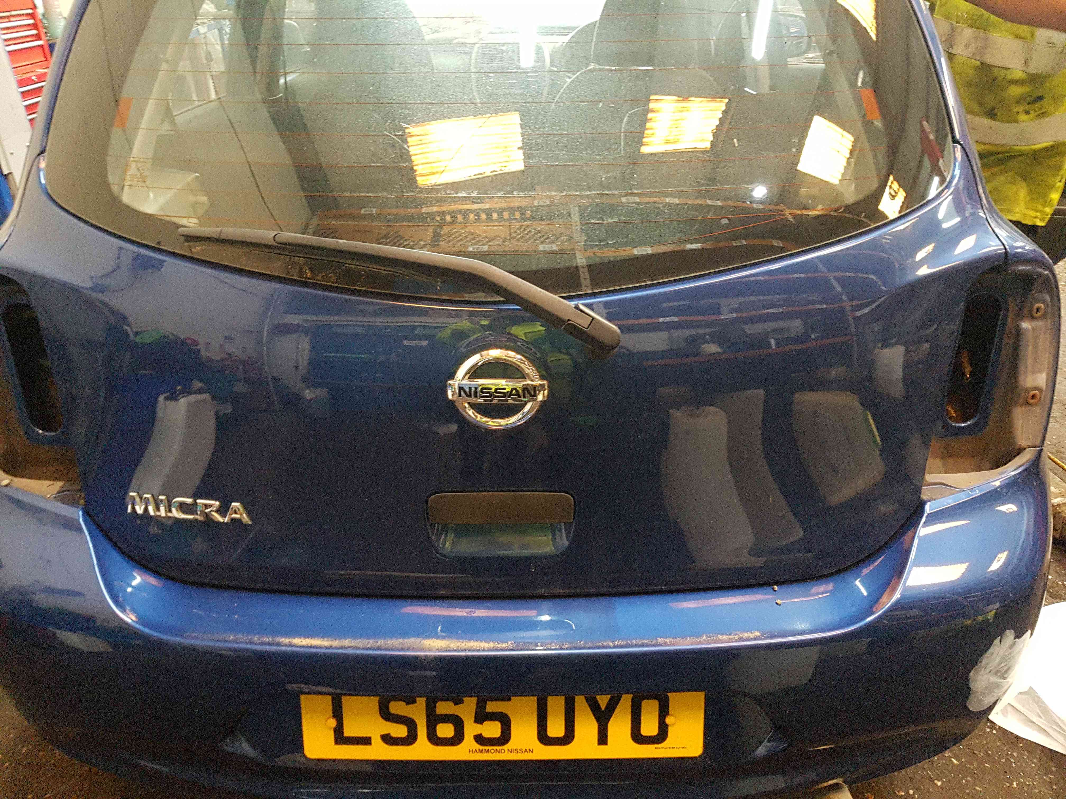 Thumb 3 Nissan Micra K13 2010-2017 Rear Tailgate Boot Hatch LID B53 Blue