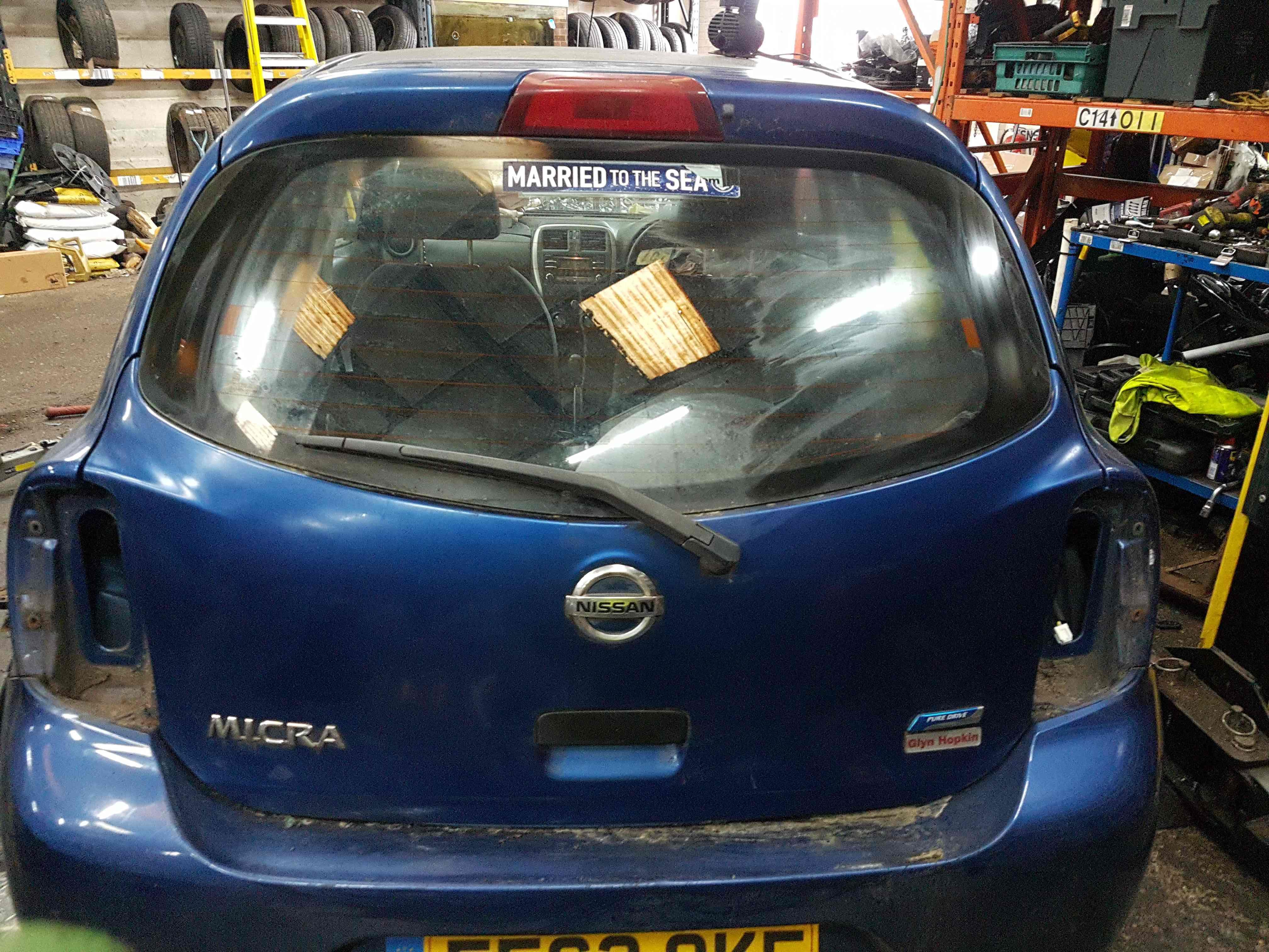 Thumb 3 Nissan Micra K13 2010-2017 Rear Tailgate Boot Hatch Lid B53 Blue