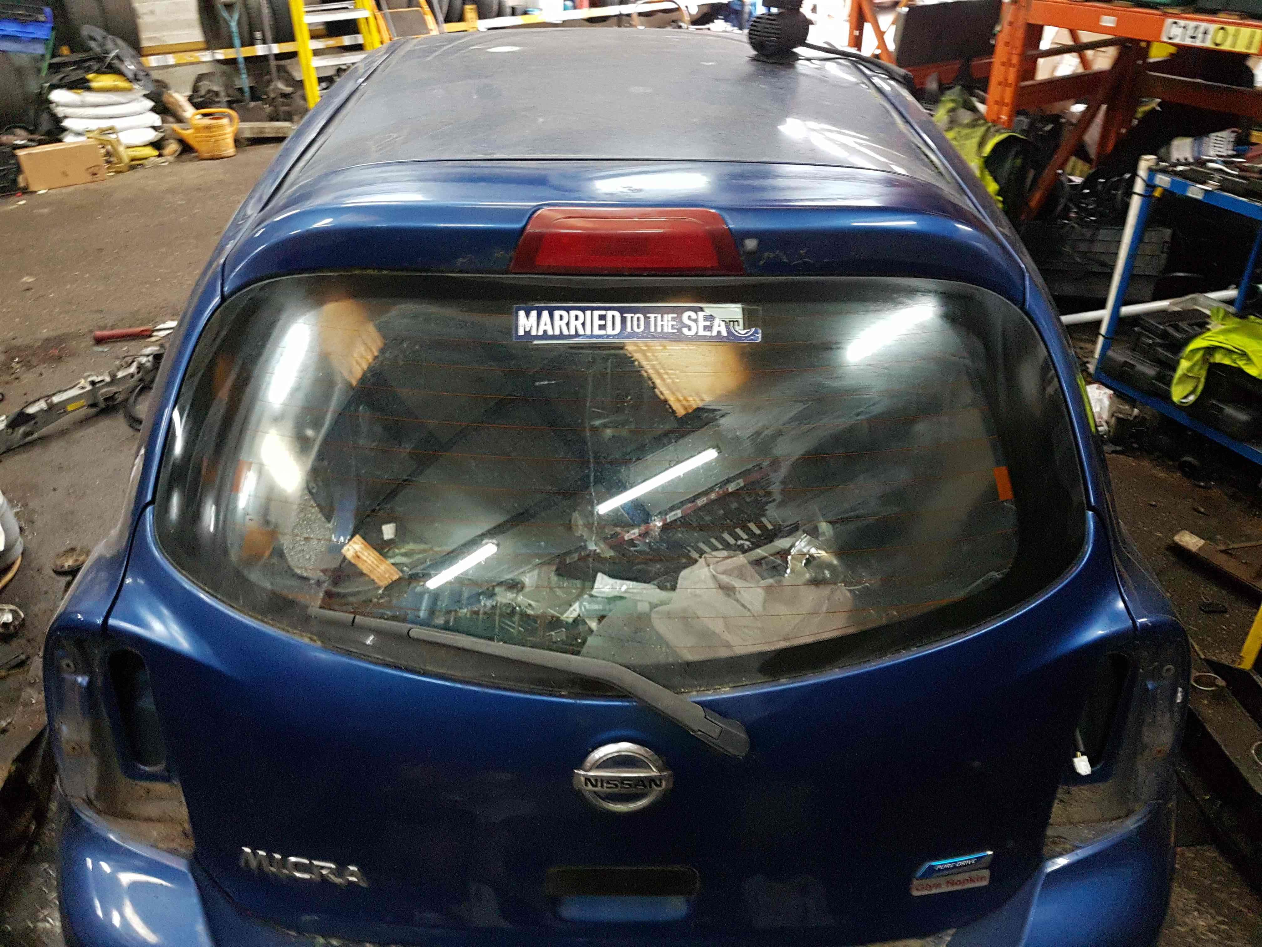 Thumb 5 Nissan Micra K13 2010-2017 Rear Tailgate Boot Hatch Lid B53 Blue