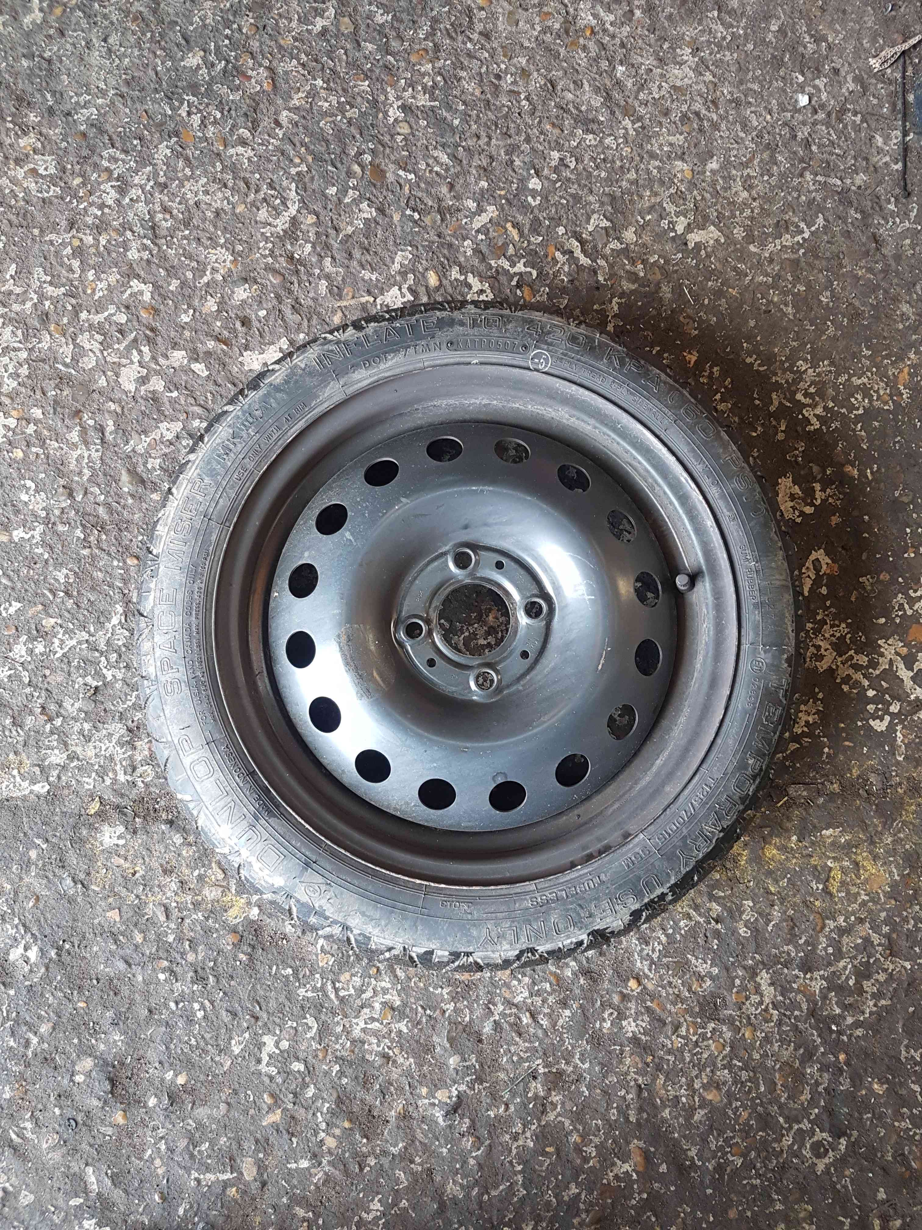 Thumb 2 Nissan Micra K13 2010-2017 Steel Wheel RIM + Tyre 125 70 15 4/5