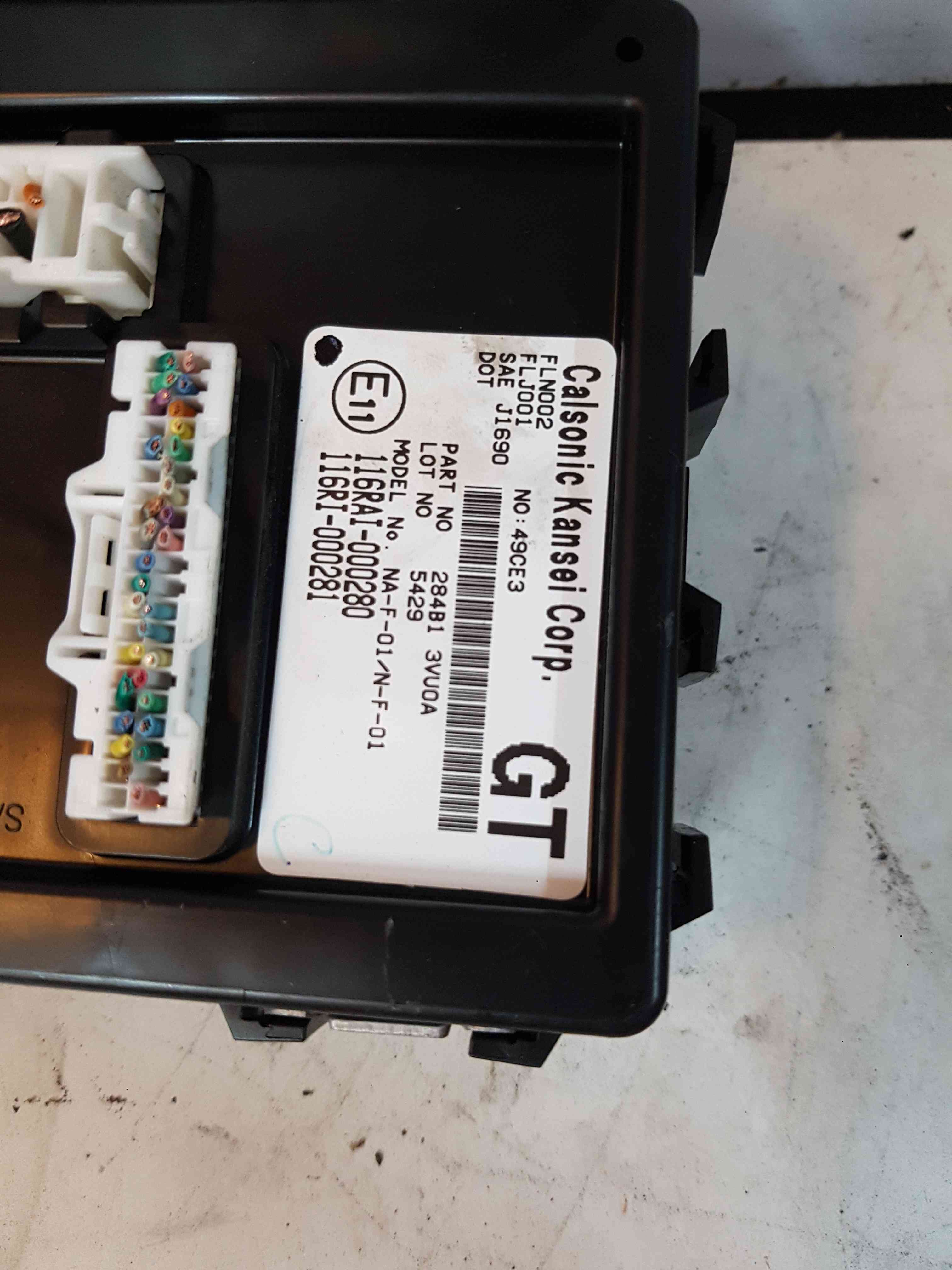 Thumb 3 Nissan Micra K13 2010-2017 UCH Bcm Body Control Module 284B13vu0a