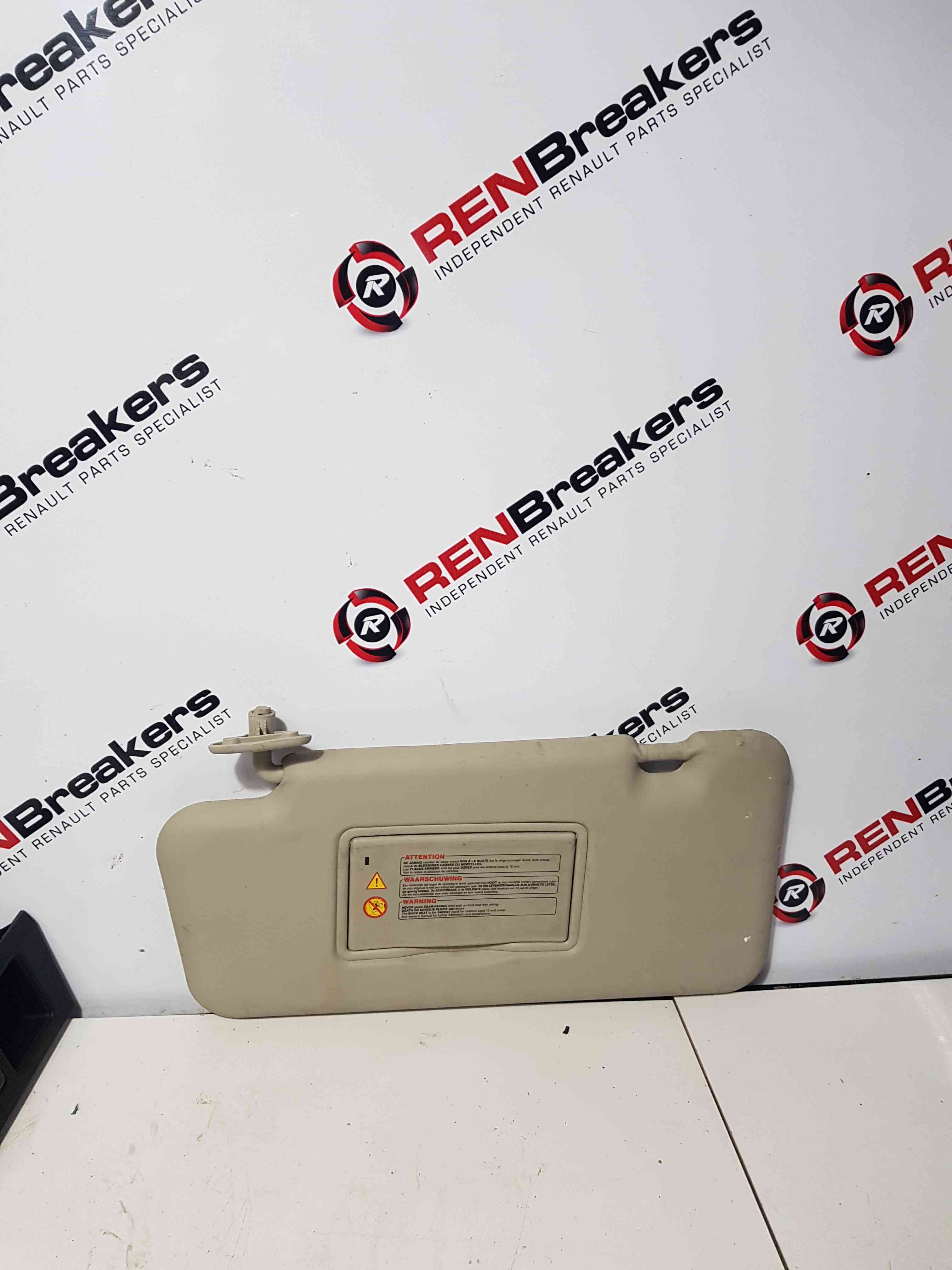 Thumb 2 Nissan Micra Note K12 2002-2010 Passenger NSF Front SUN Visor