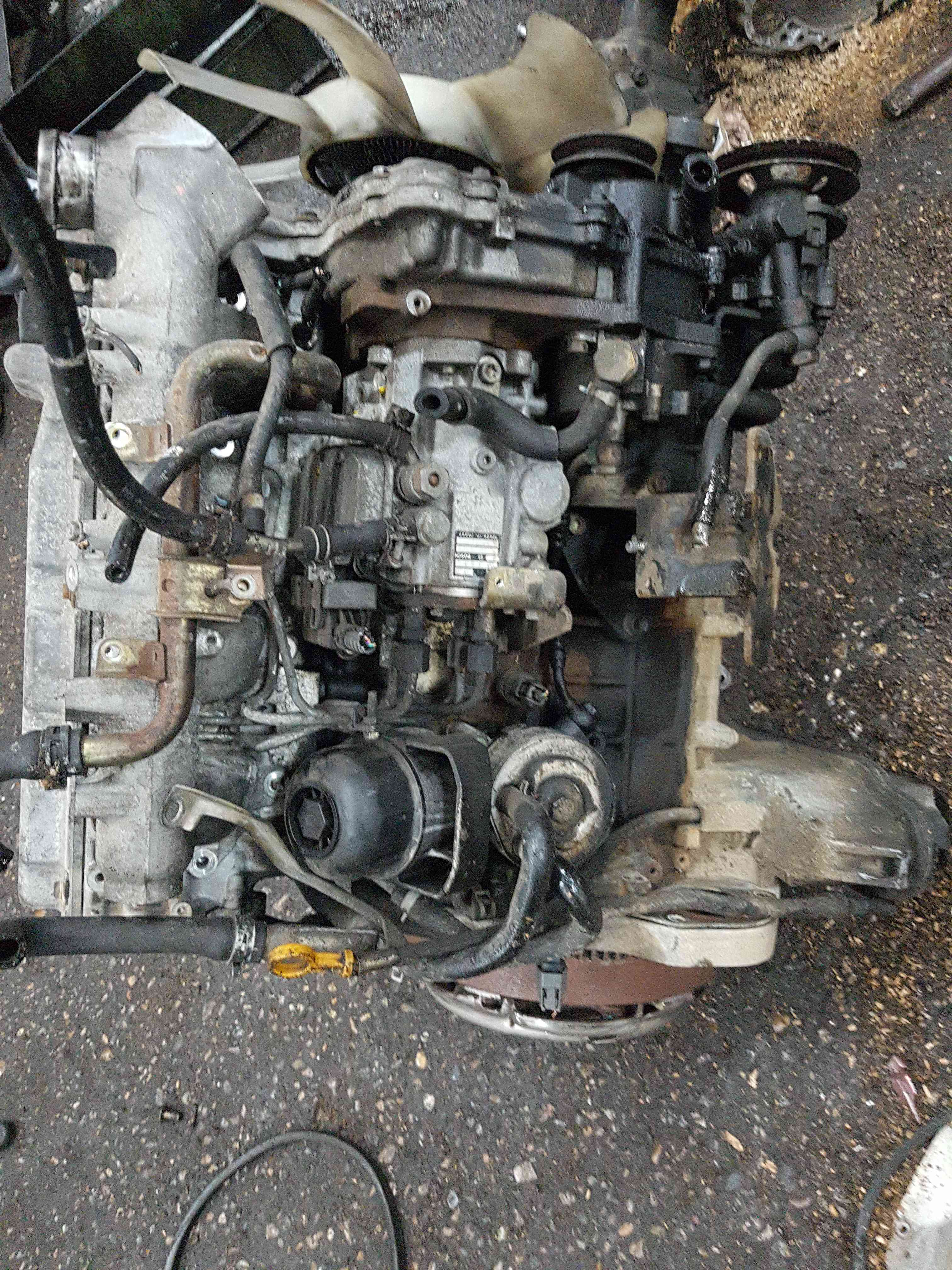 Thumb 2 Nissan Navara 2.5L D22 2002-2005 2.5L Bare Diesel Engine Yd25ddti