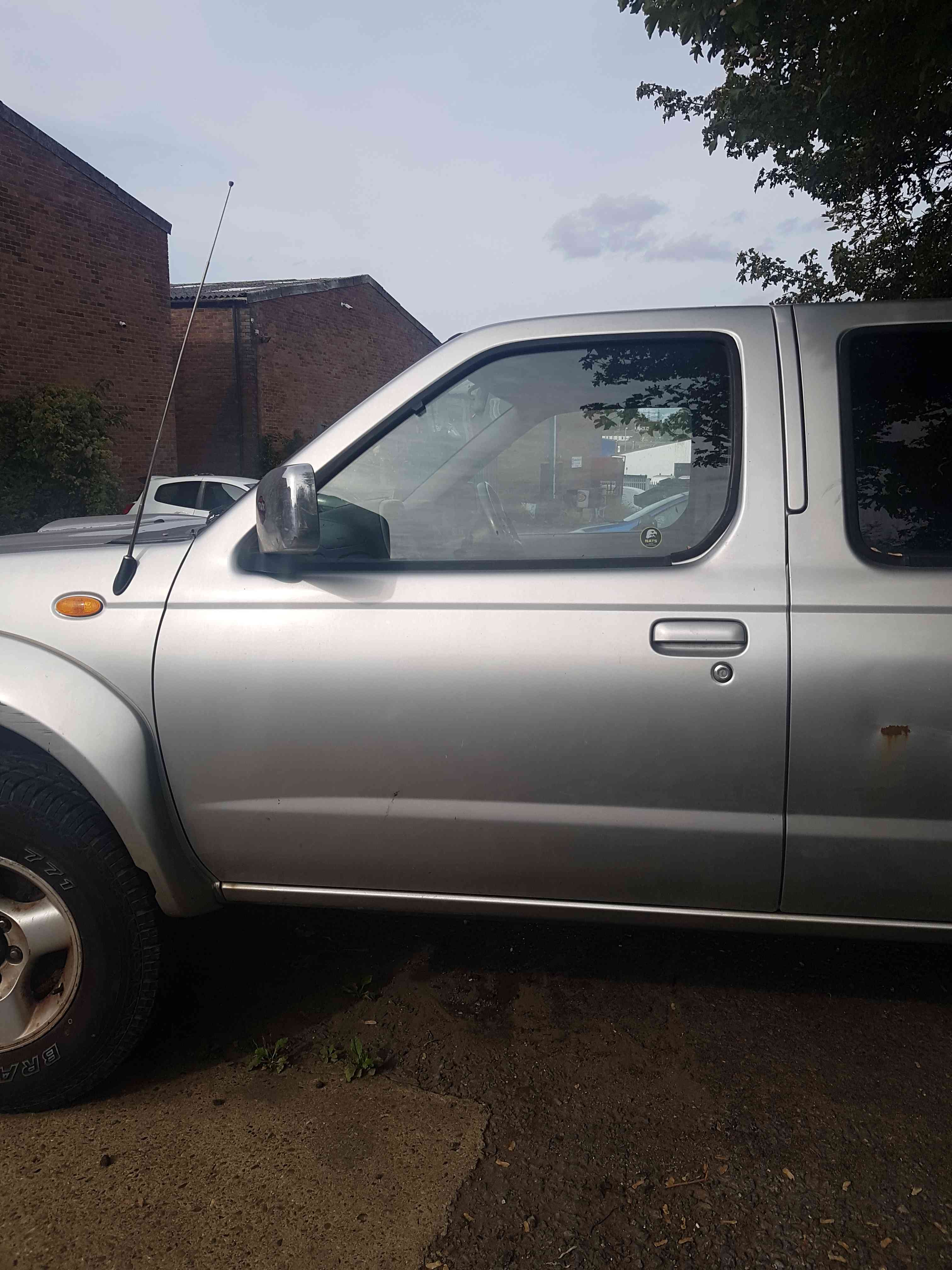 Thumb 5 Nissan Navara D22 2002-2005 Passenger NSF Front Door Blade Silver