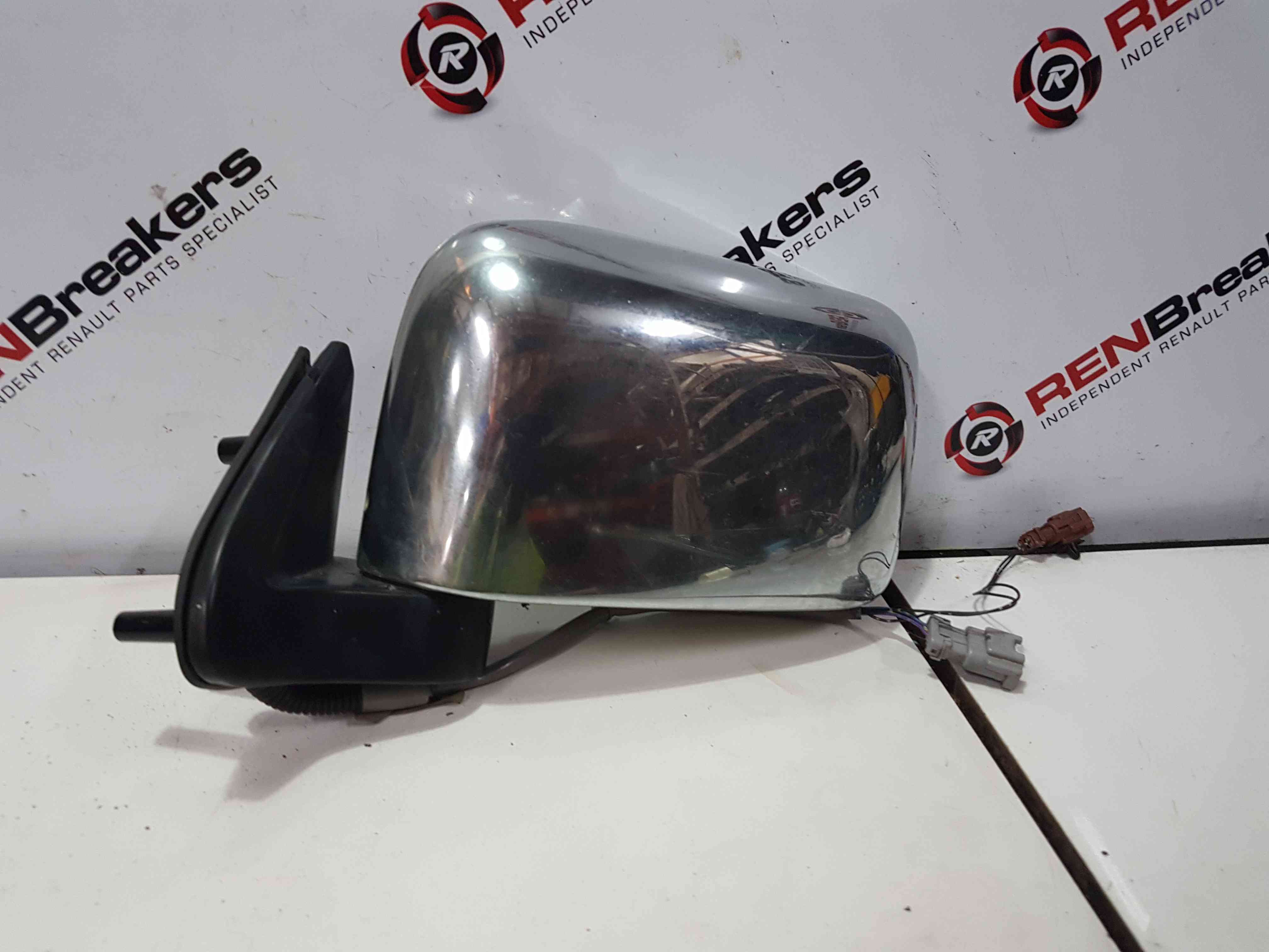 Thumb 3 Nissan Navara D22 2002-2005 Passenger Ns NSF Wing Mirror Chrome 