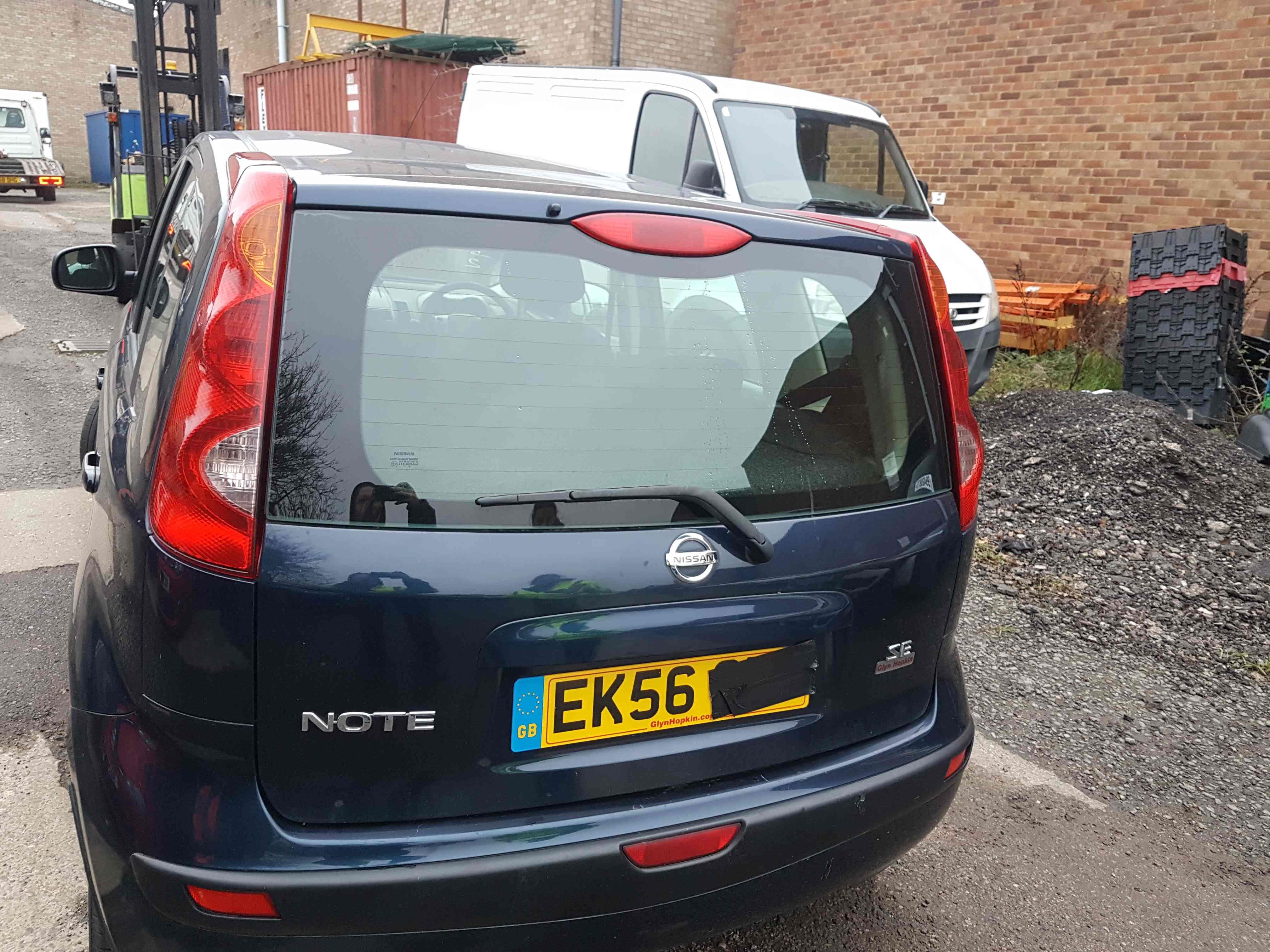 Thumb 5 Nissan Note 2005-2008 Rear Boot Bootlid Tailgate Dark Blue BW9