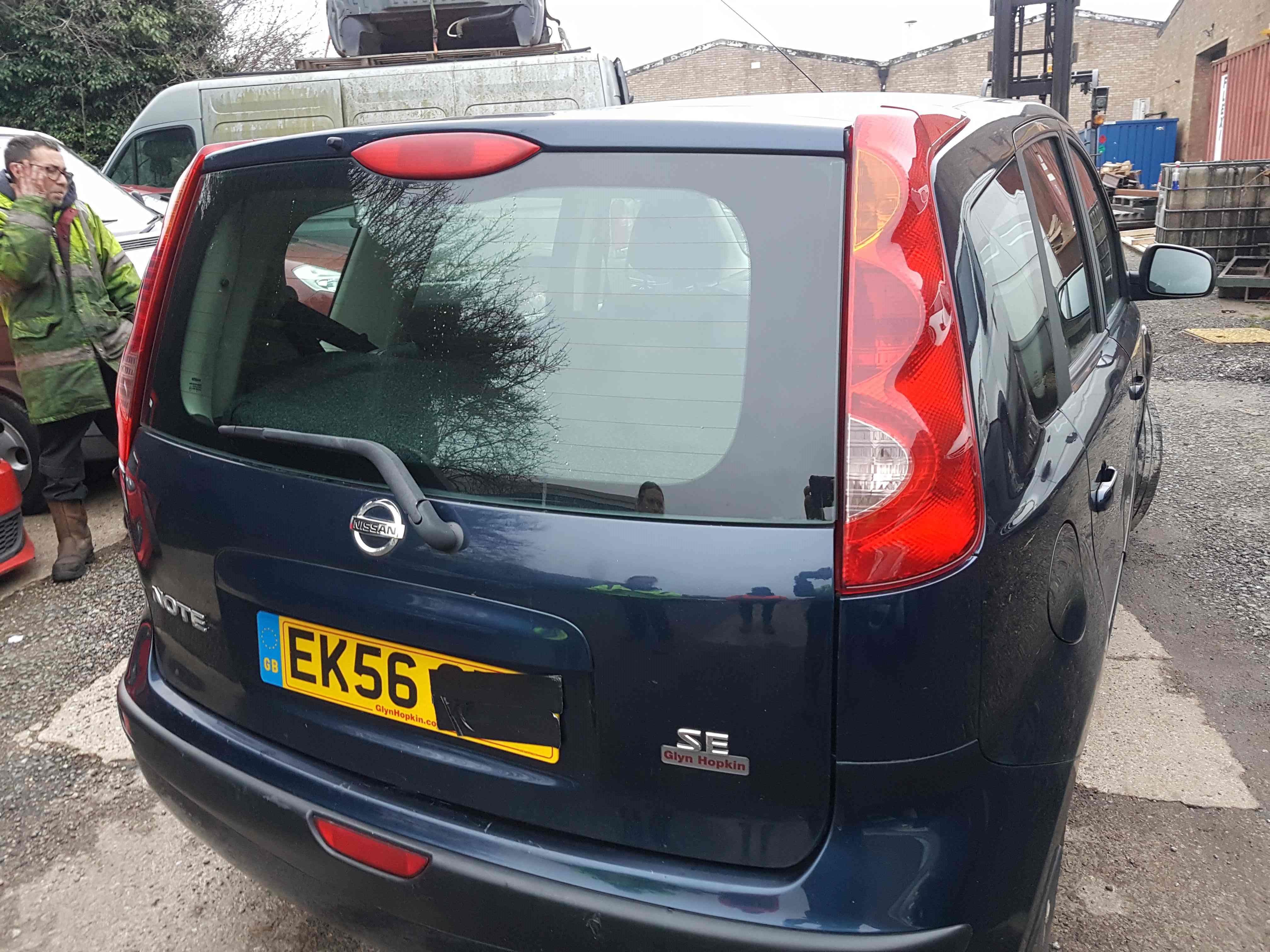 Thumb 4 Nissan Note 2005-2008 Rear Boot Bootlid Tailgate Dark Blue BW9