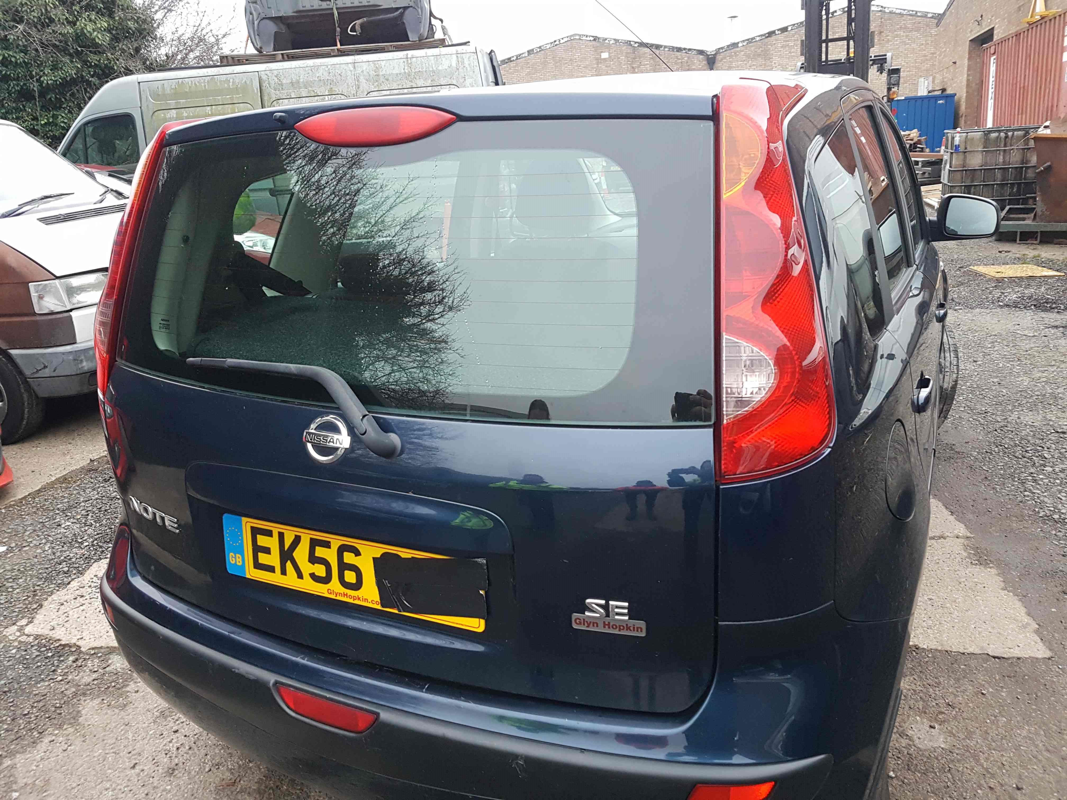 Thumb 3 Nissan Note 2005-2008 Rear Boot Bootlid Tailgate Dark Blue BW9