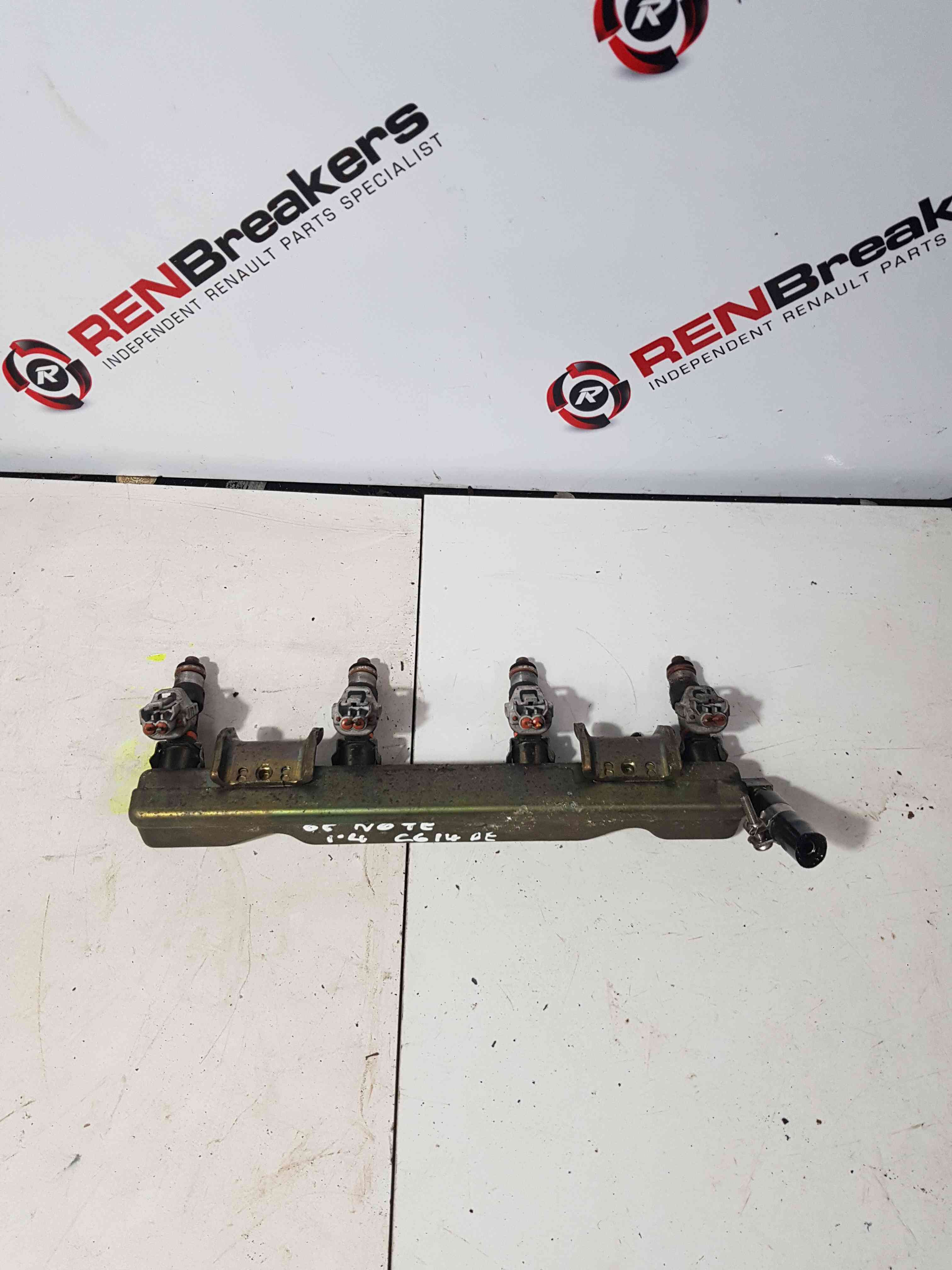 Thumb 2 Nissan Note E11 2005-2012 1.4 Petrol Fuel Injectors + Rail Cr14de