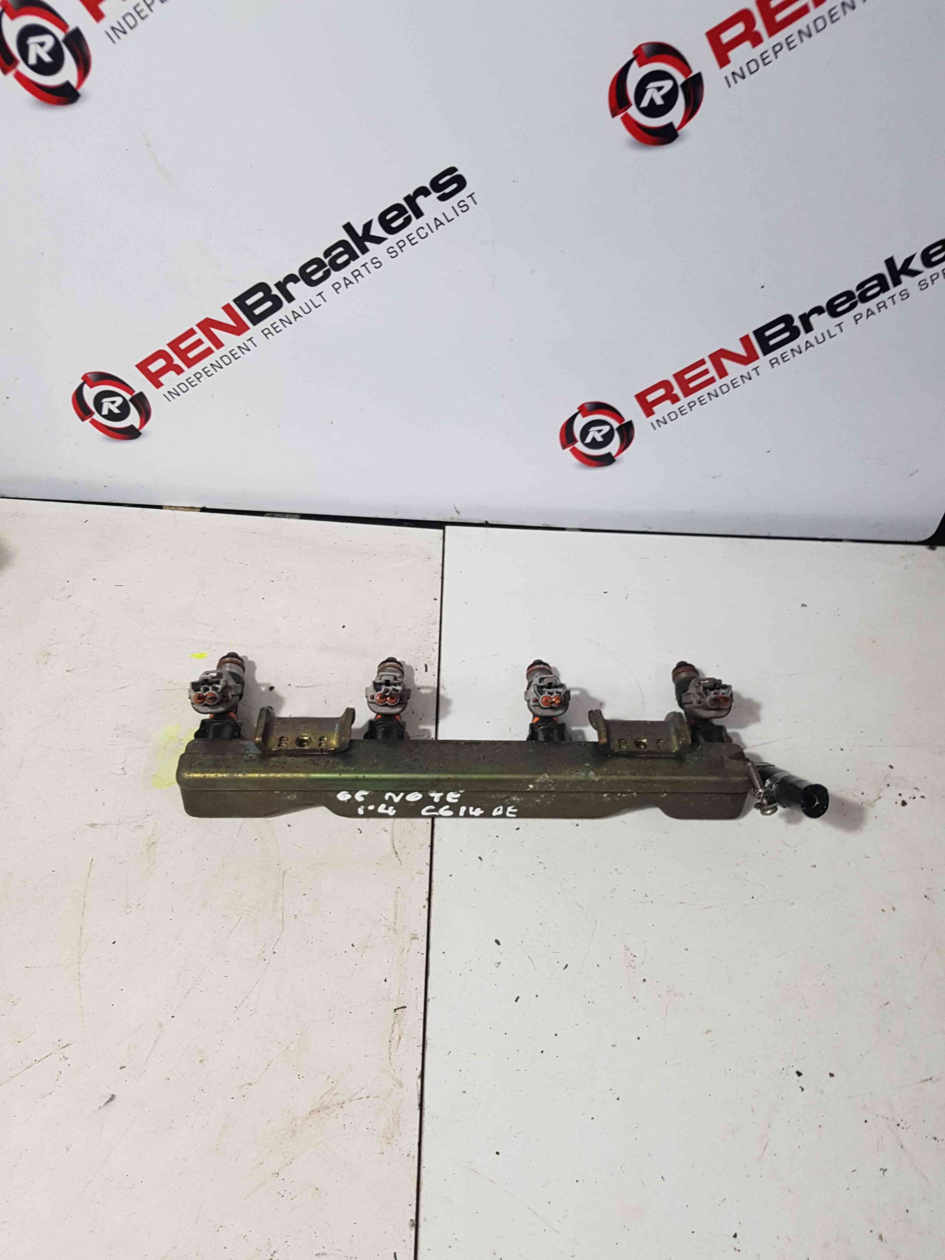 Thumb 5 Nissan Note E11 2005-2012 1.4 Petrol Fuel Injectors + Rail Cr14de