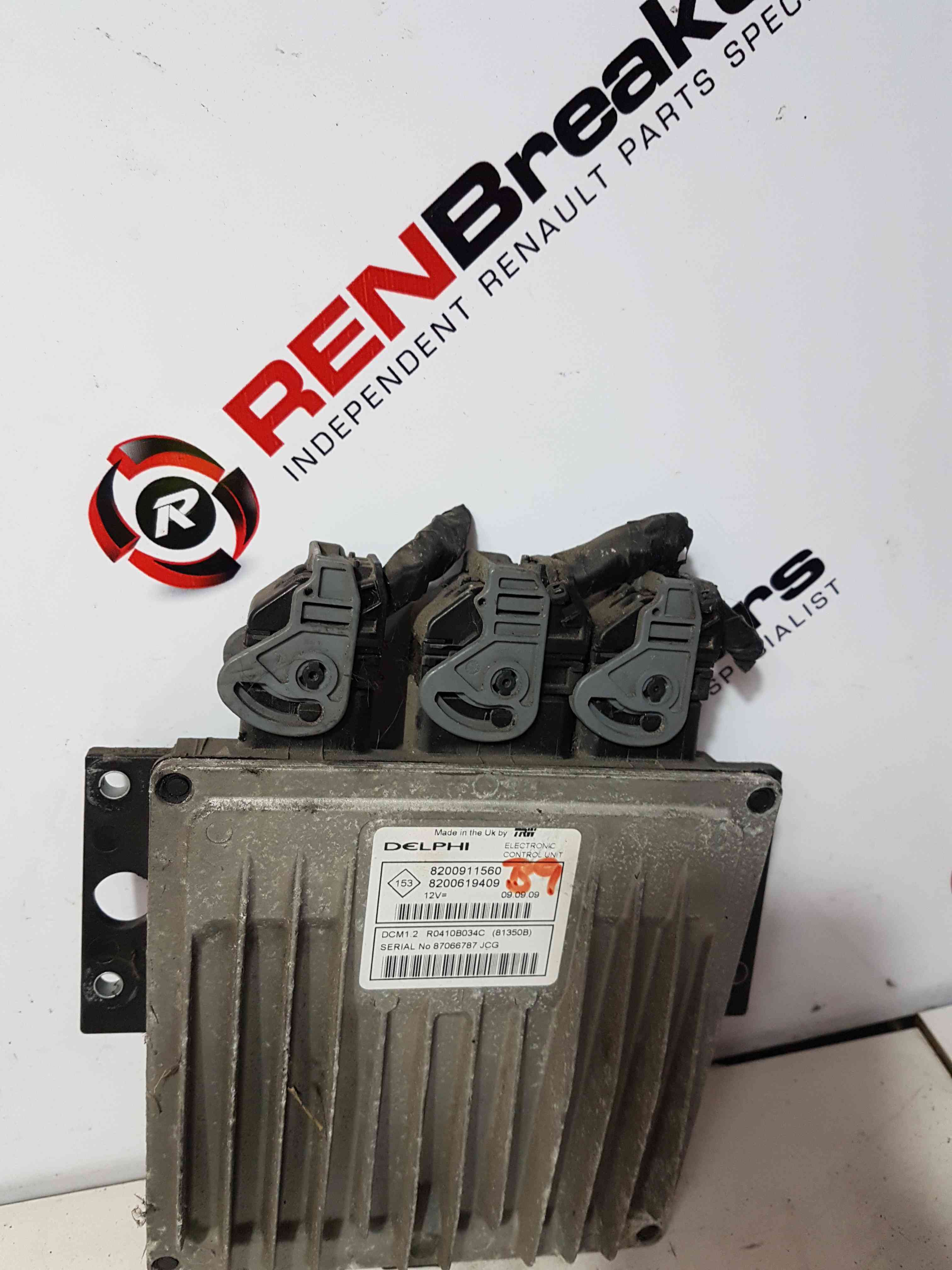 Thumb 6 Nissan Note E11 2005-2012 1.5 DCI Engine Control Unit 8200911560 8200619409