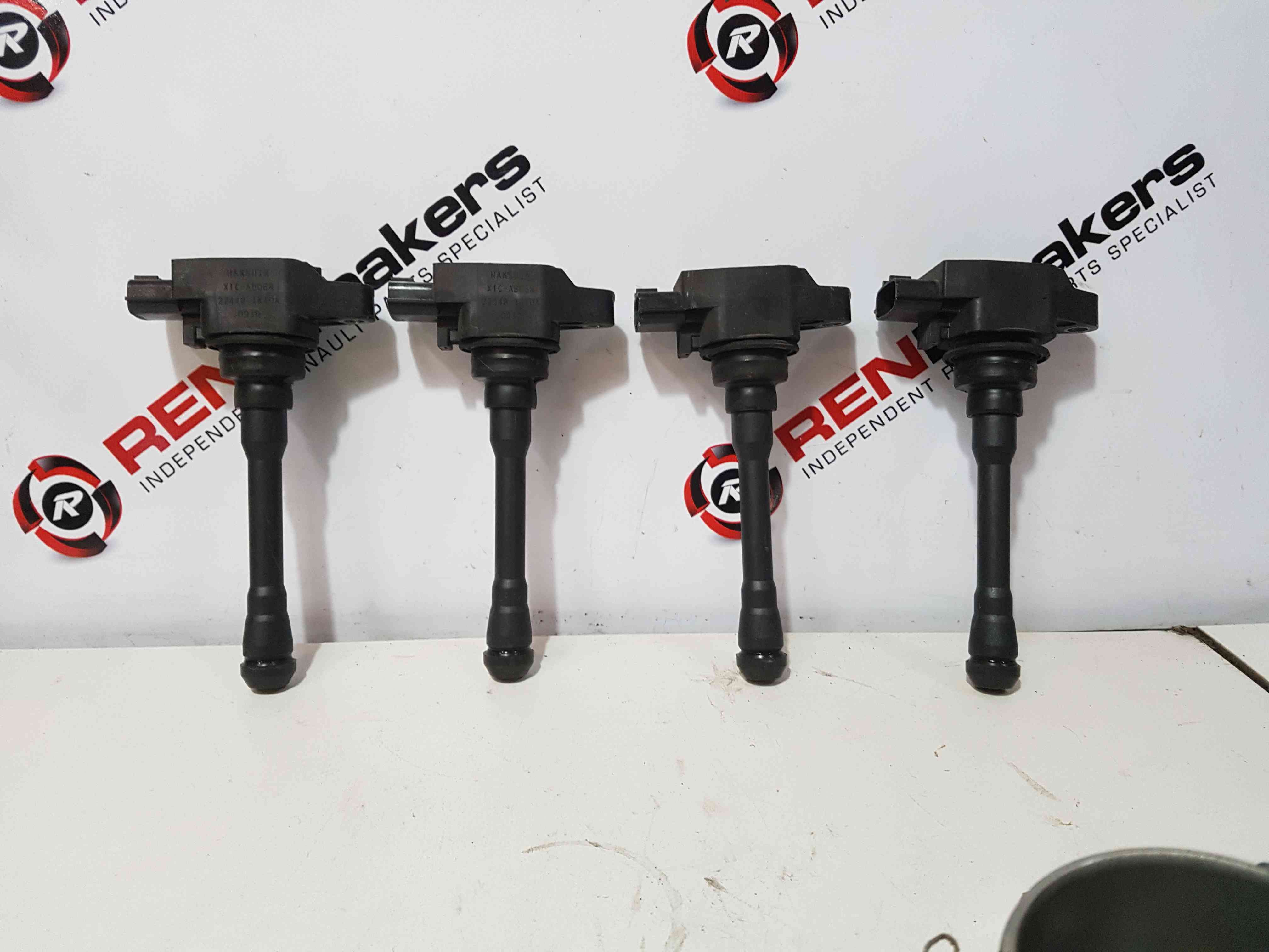Thumb 6 Nissan Note E11 2005-2012 1.6 16V Ignition Coil Pack Pencil SET X4 224481KTOA