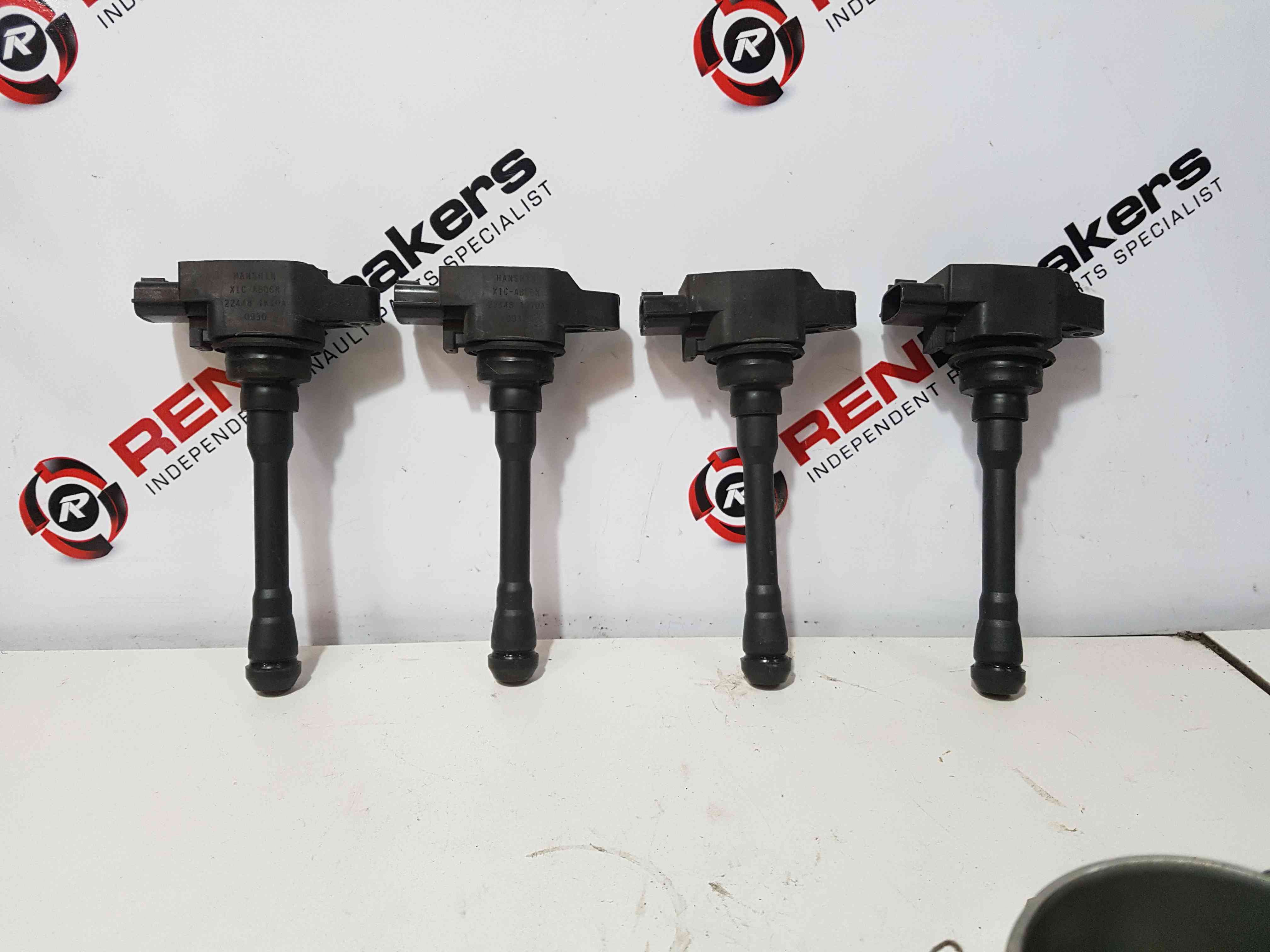 Thumb 7 Nissan Note E11 2005-2012 1.6 16V Ignition Coil Pack Pencil SET X4 224481KTOA