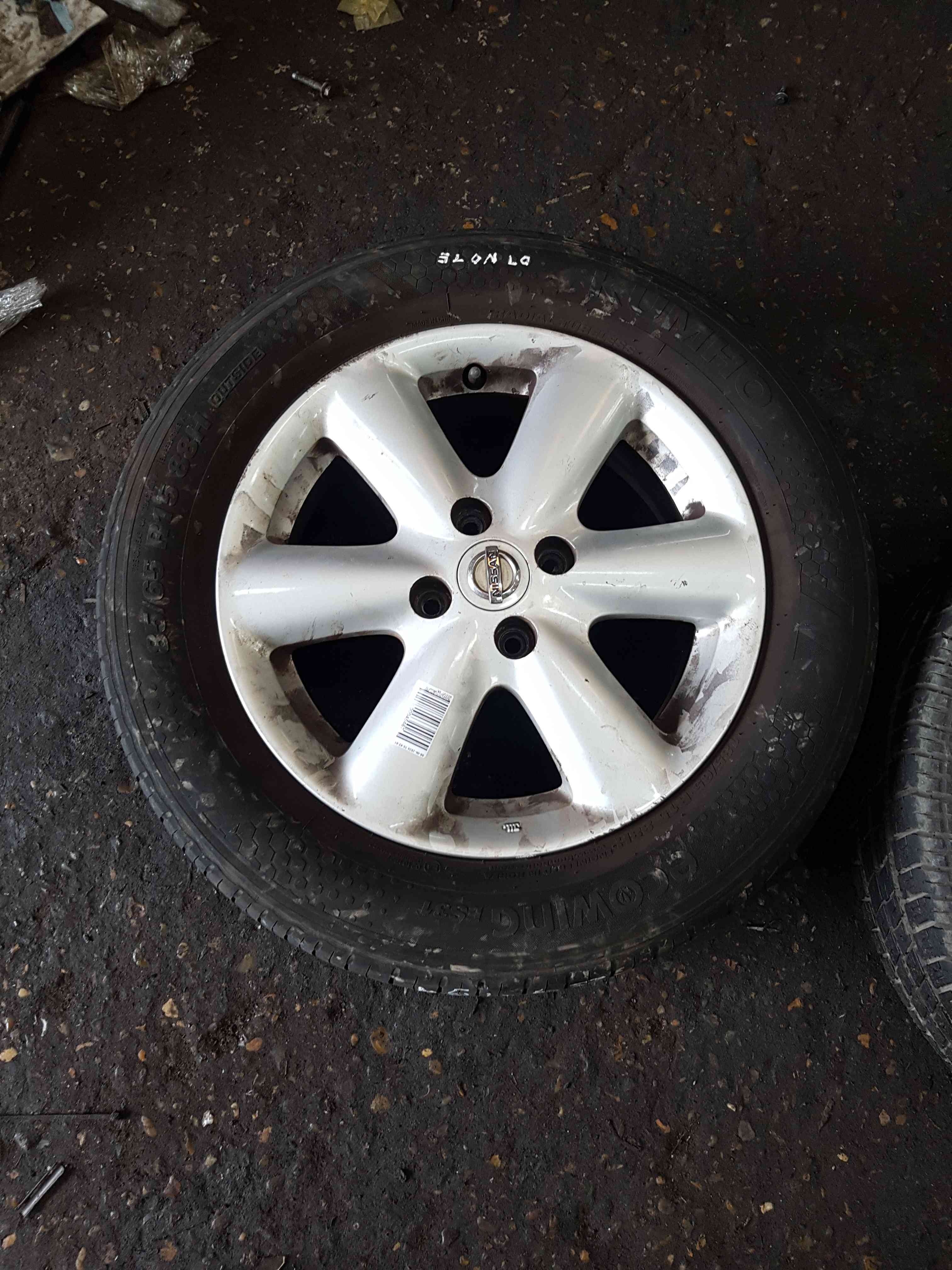 Thumb 2 Nissan Note E11 2005-2012 Alloy Wheel 15Inch X1 185 65 15 6mm 4/5