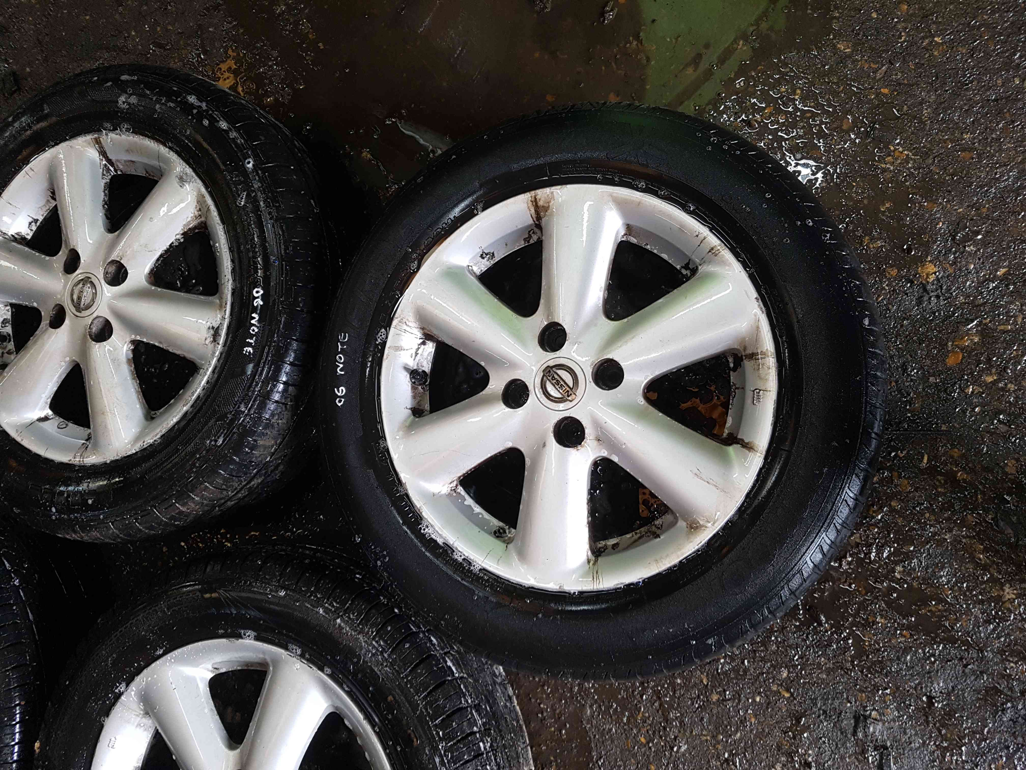 Thumb 4 Nissan Note E11 2005-2012 Alloy Wheels SET 15Inch + 3 Good Tyres 4/5