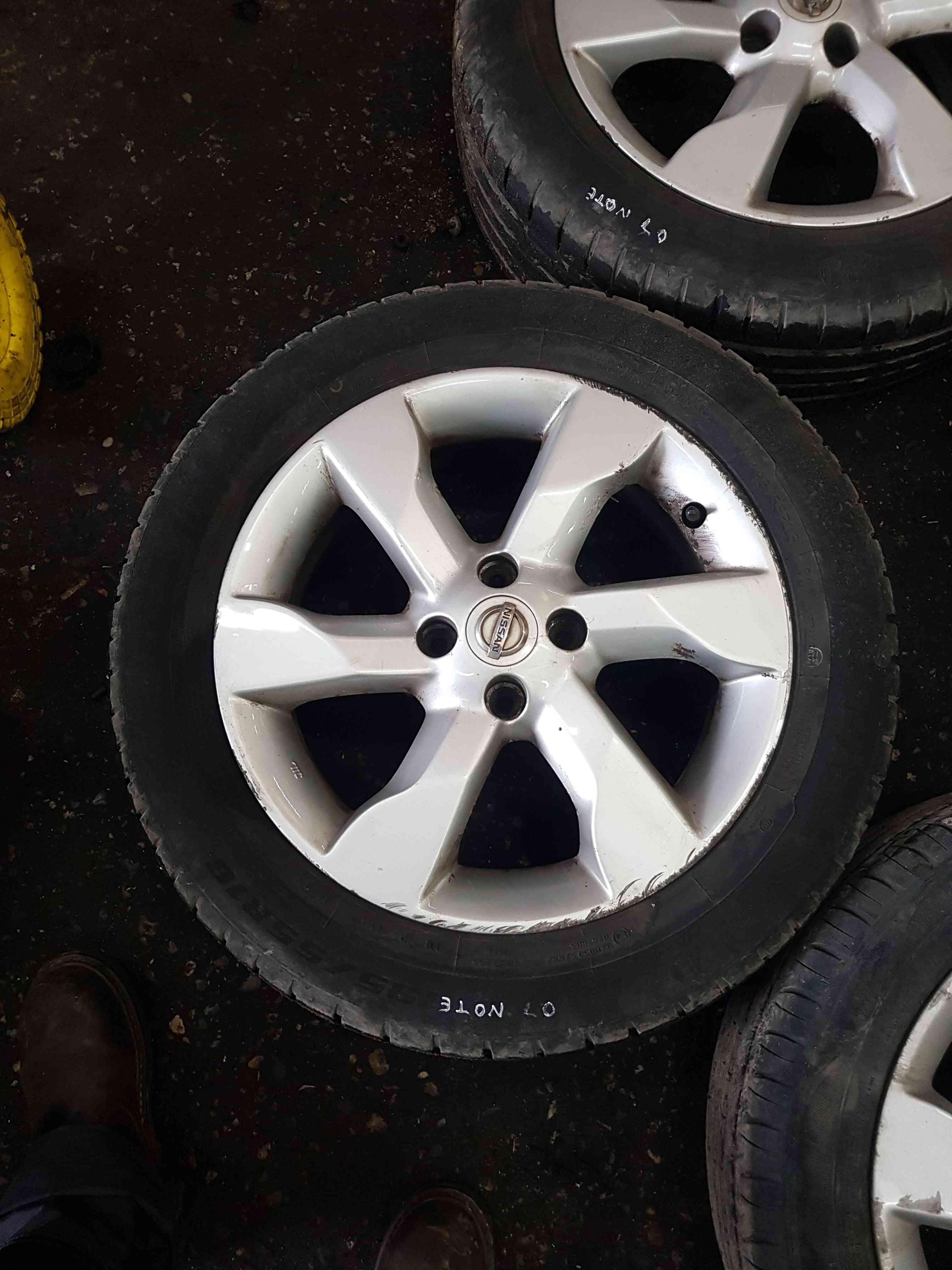 Thumb 4 Nissan Note E11 2005-2012 Alloy Wheels SET 185 55 16Inch Tyres 3/5 16