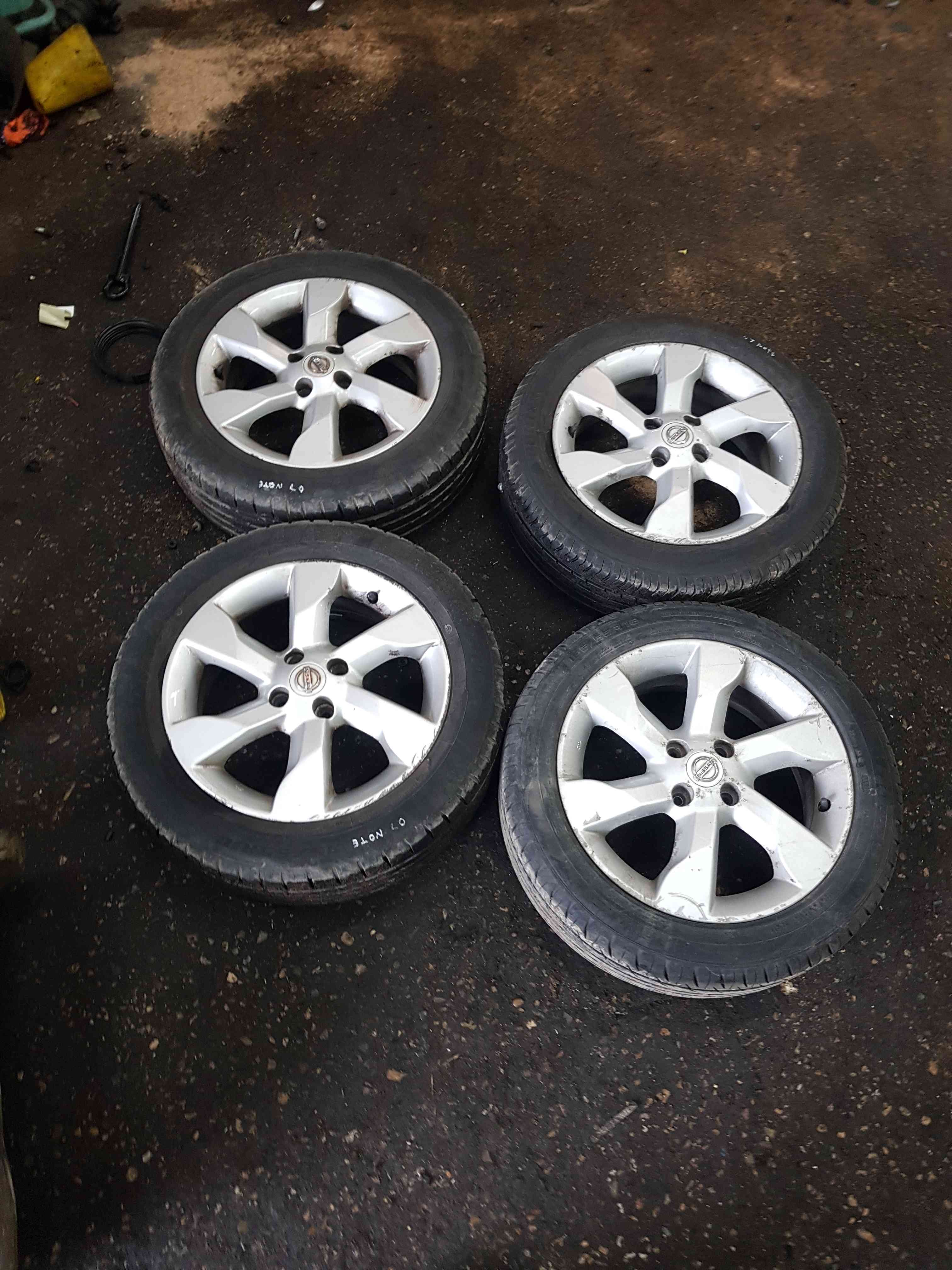 Thumb 10 Nissan Note E11 2005-2012 Alloy Wheels SET 185 55 16Inch Tyres 3/5 16