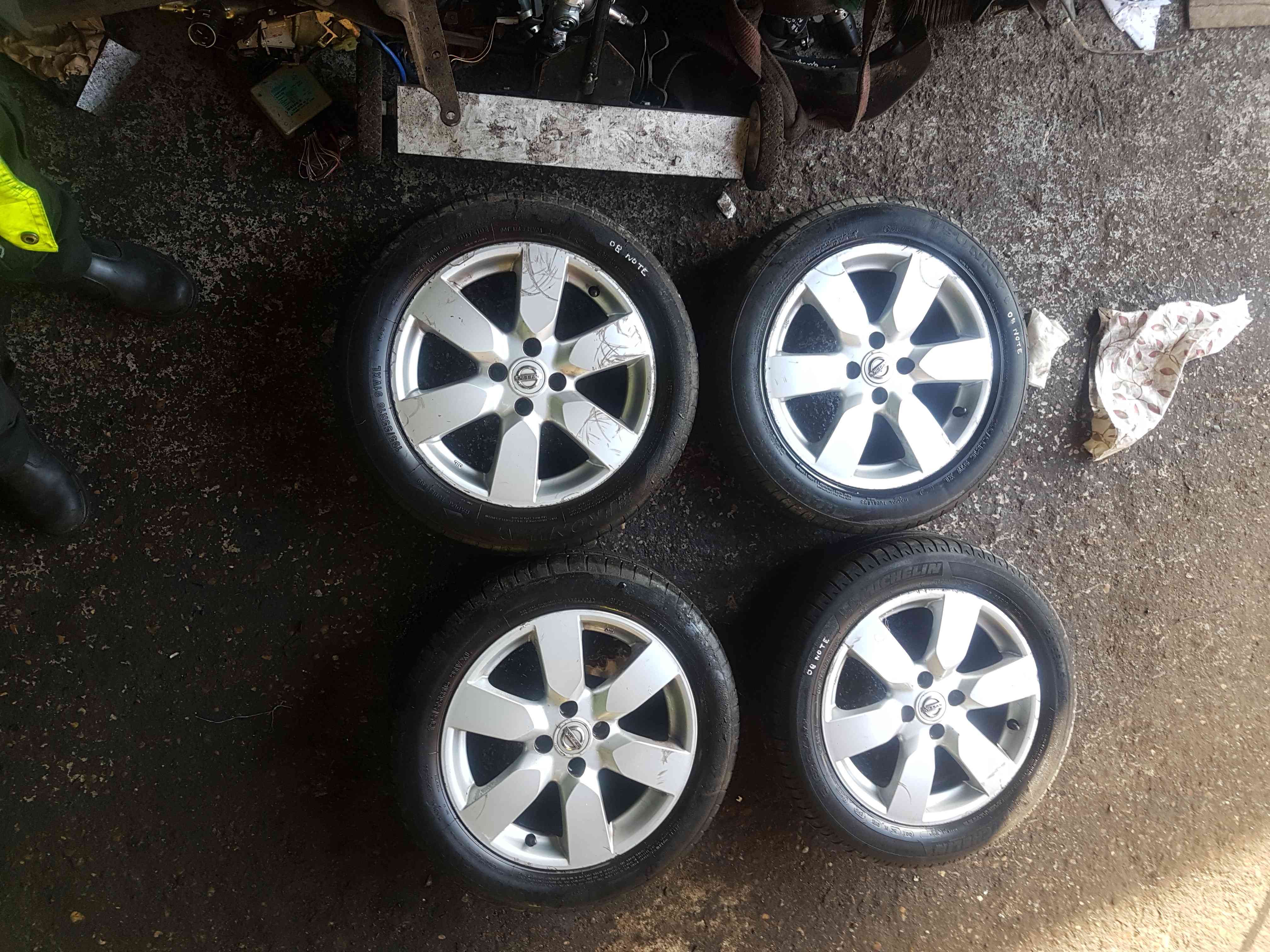 Thumb 11 Nissan Note E11 2005-2012 Alloy Wheels SET 195 55 16Inch Tyres 3/5