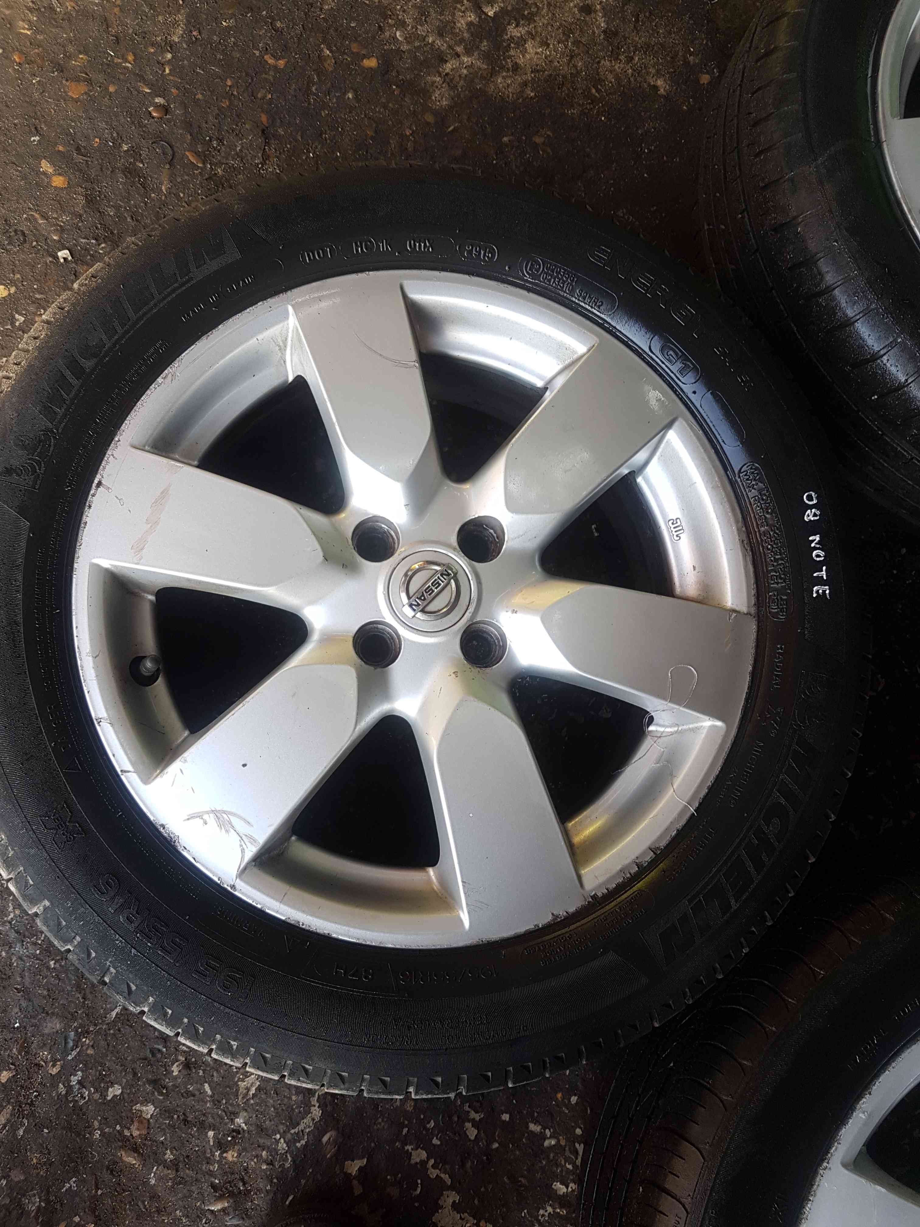 Thumb 4 Nissan Note E11 2005-2012 Alloy Wheels SET 195 55 16Inch Tyres 3/5