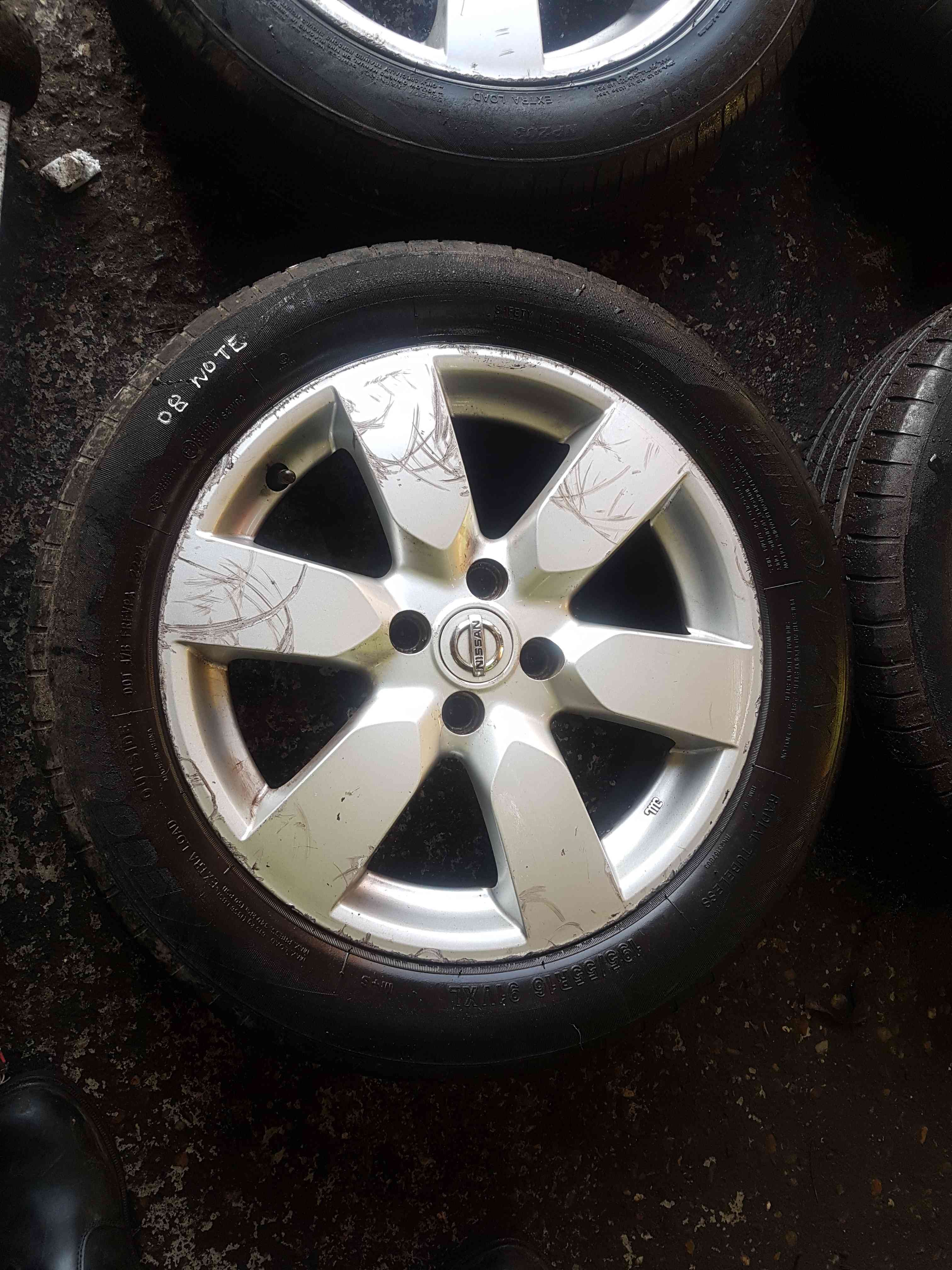 Thumb 6 Nissan Note E11 2005-2012 Alloy Wheels SET 195 55 16Inch Tyres 3/5