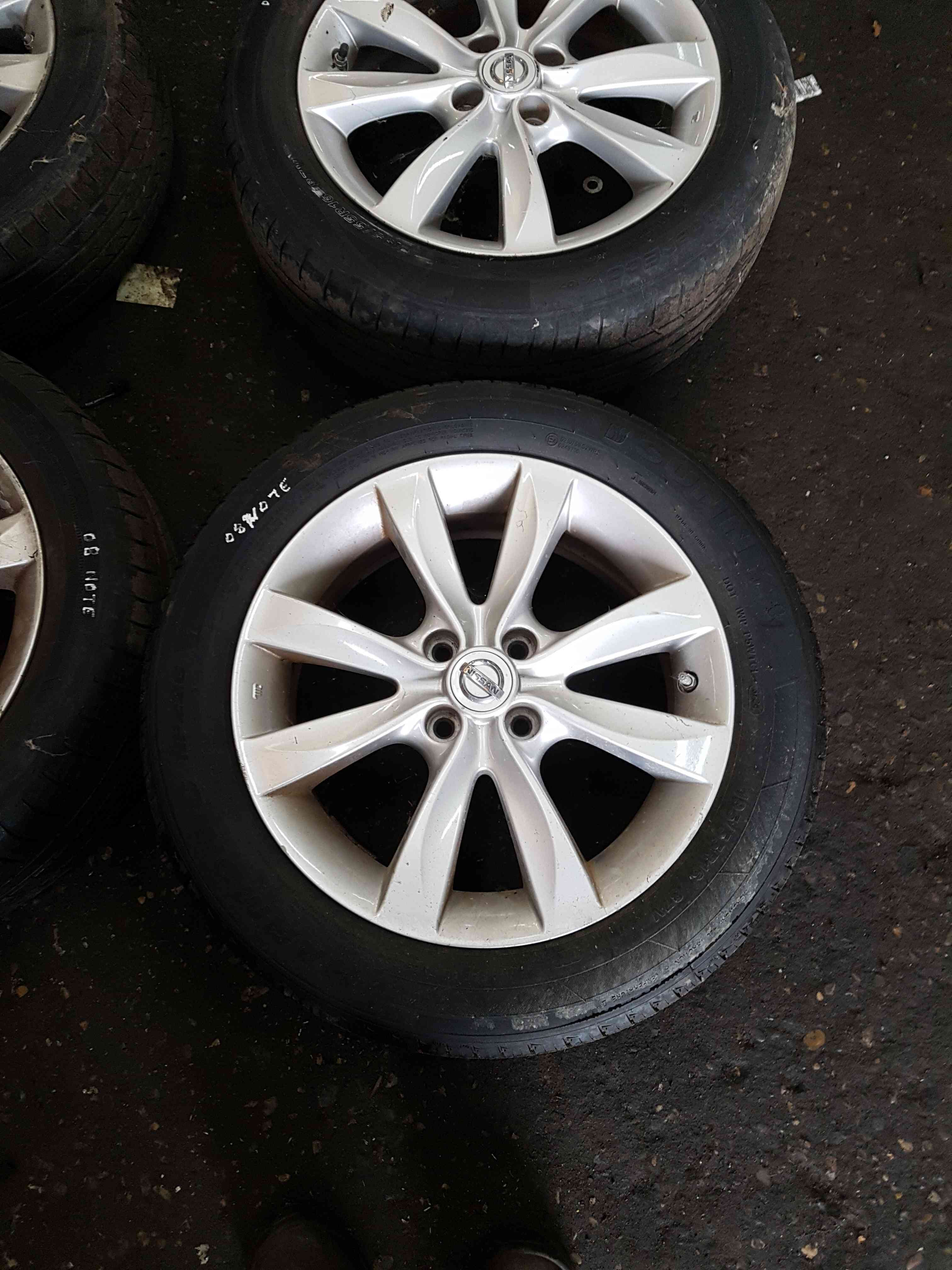 Thumb 3 Nissan Note E11 2005-2012 Alloy Wheels SET 195 55 16Inch Tyres 4/5