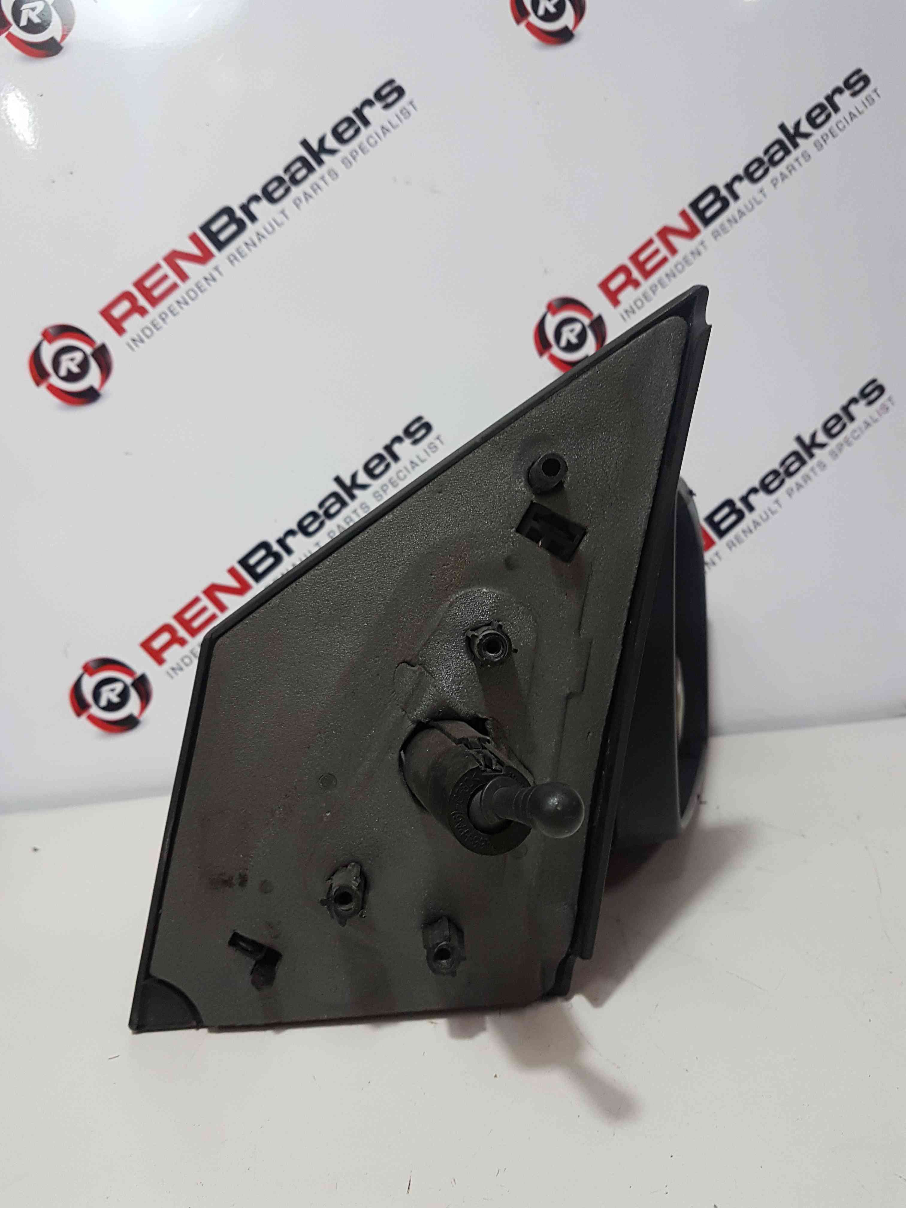 Thumb 5 Nissan Note E11 2005-2012 Drive OSF Wing Mirrror Black Cracked 