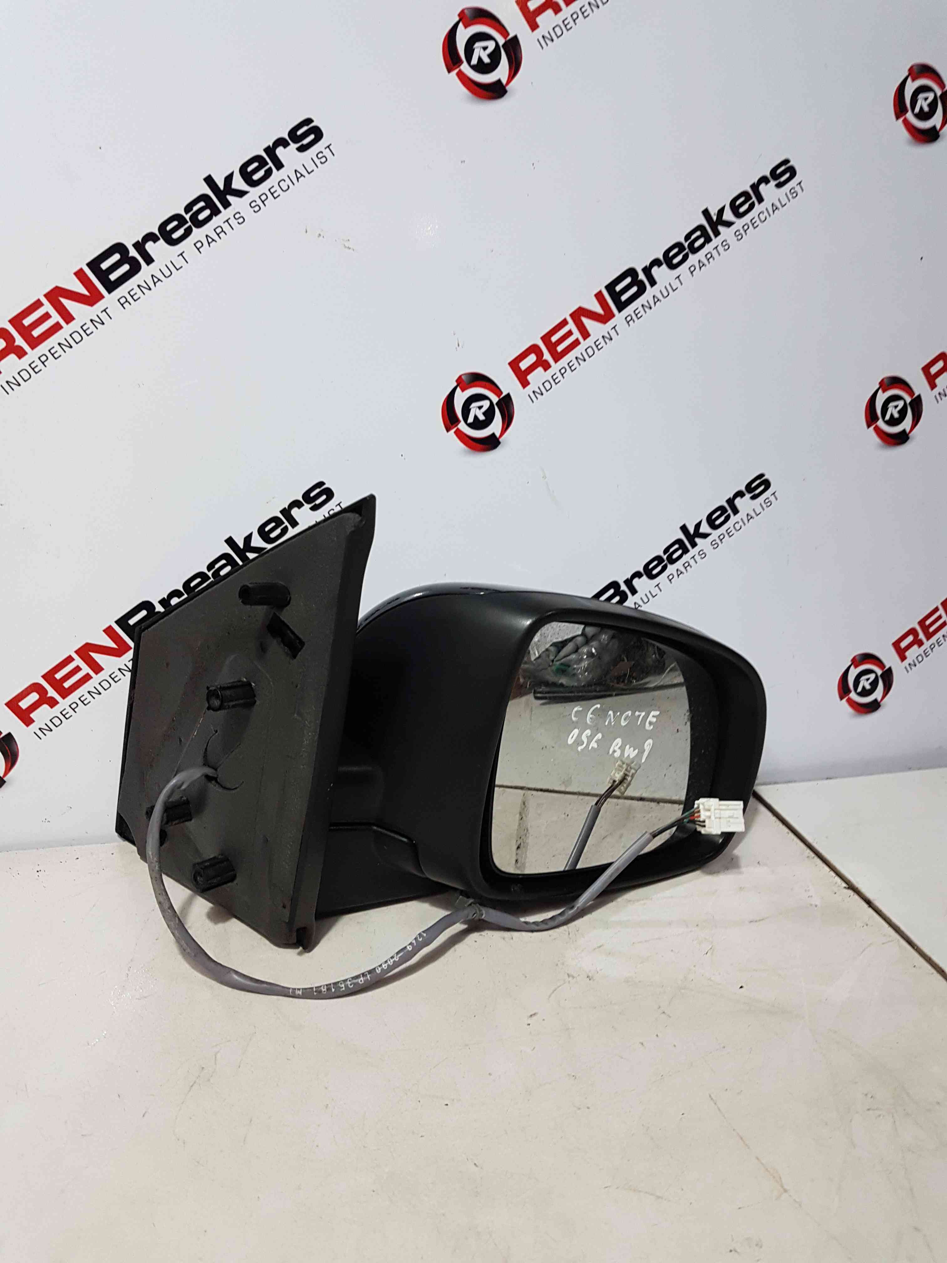 Thumb 4 Nissan Note E11 2005-2012 Driver OS Wing Mirror BW9 Dark Blue 