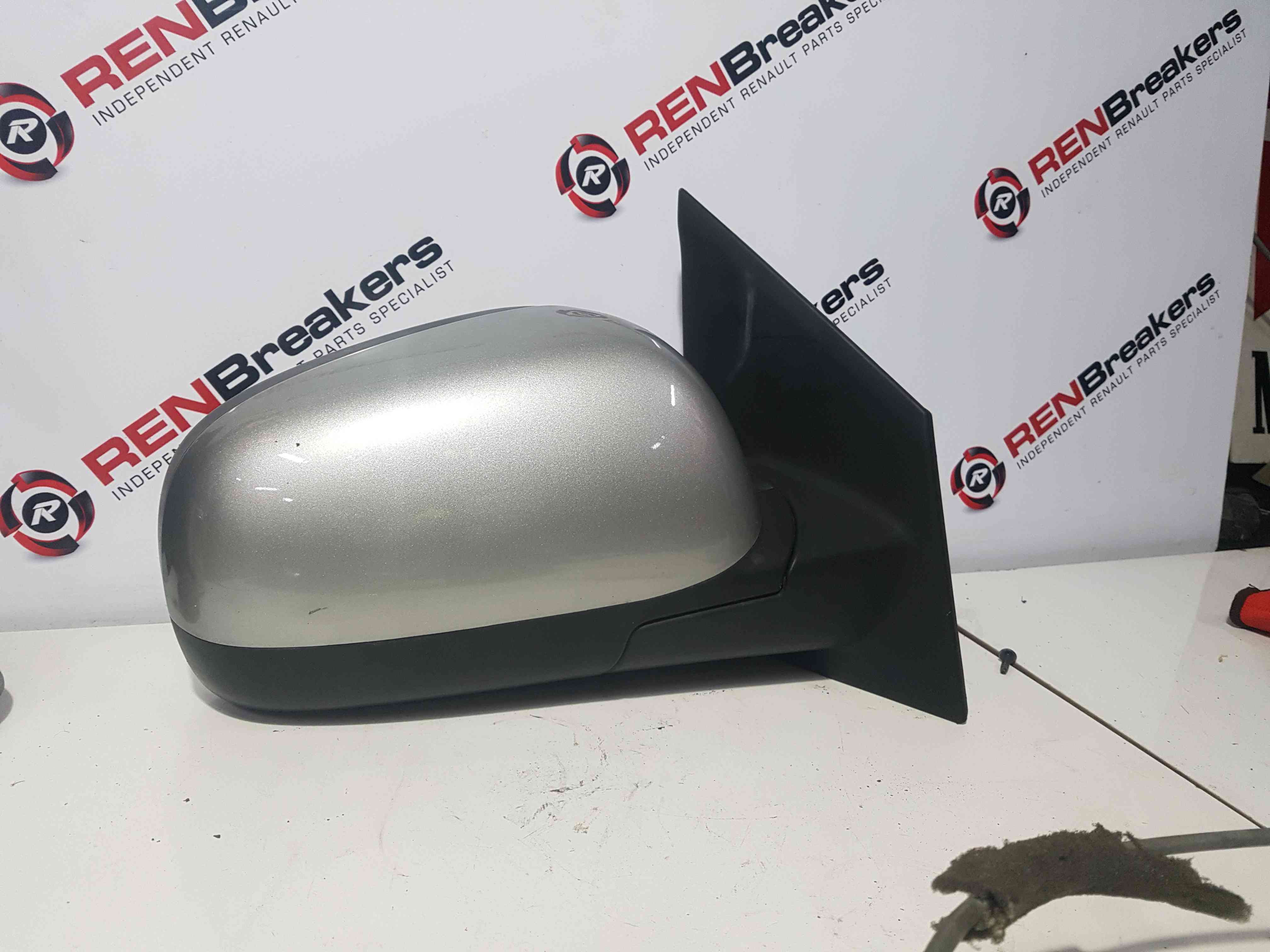 Thumb 3 Nissan Note E11 2005-2012 Driver Os Osf Wing Mirror KYO Silver Metallic
