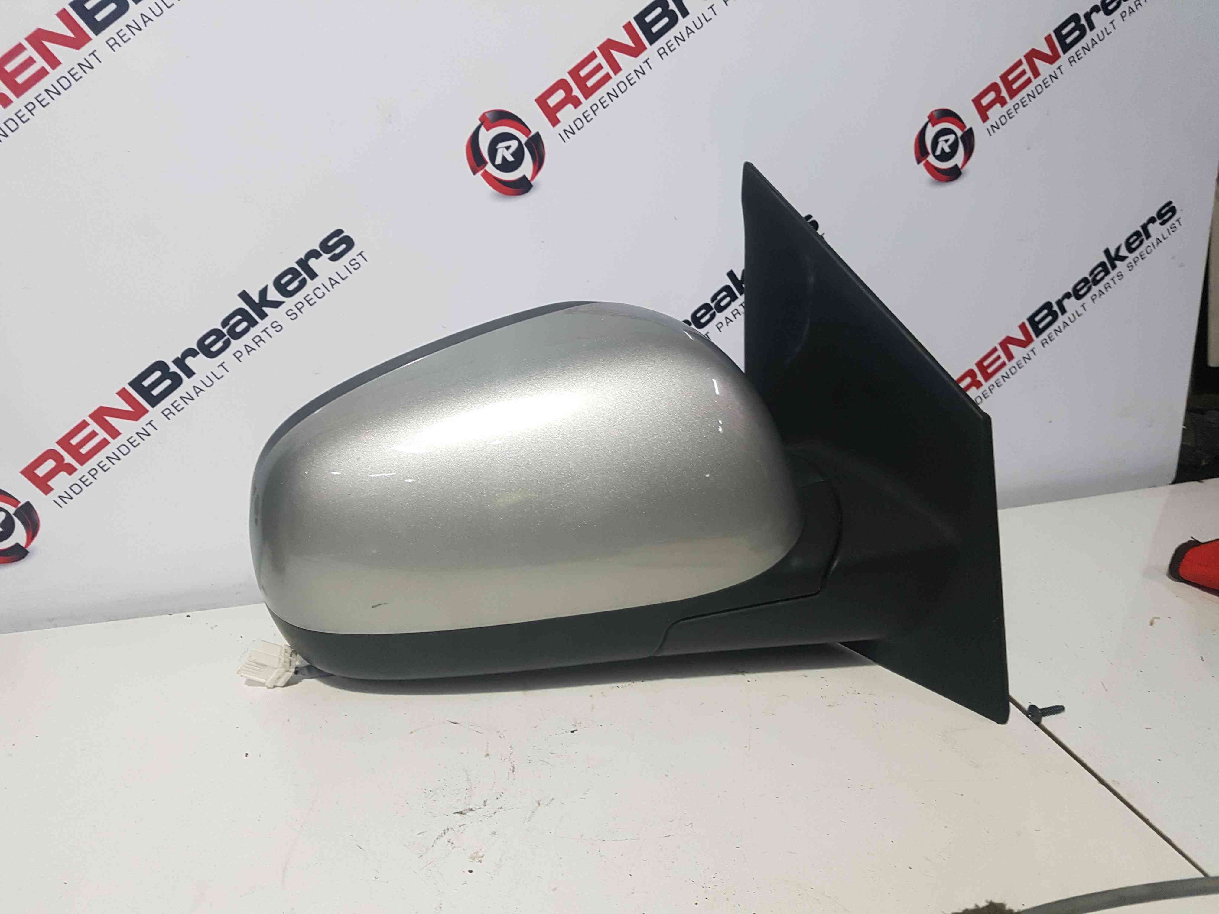 Thumb 7 Nissan Note E11 2005-2012 Driver Os Osf Wing Mirror KYO Silver Metallic