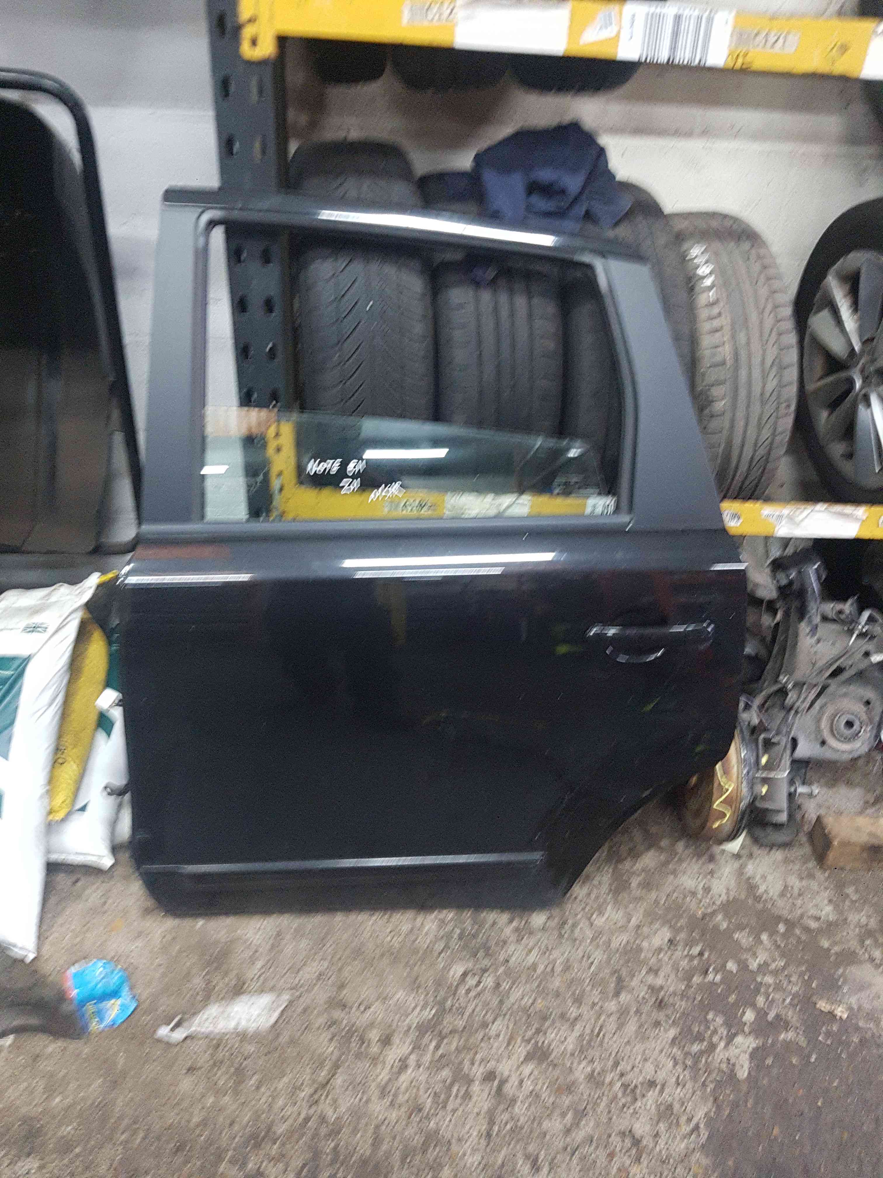 Thumb 5 Nissan Note E11 2005-2012 Drivers NSR Rear Door Z11 Black