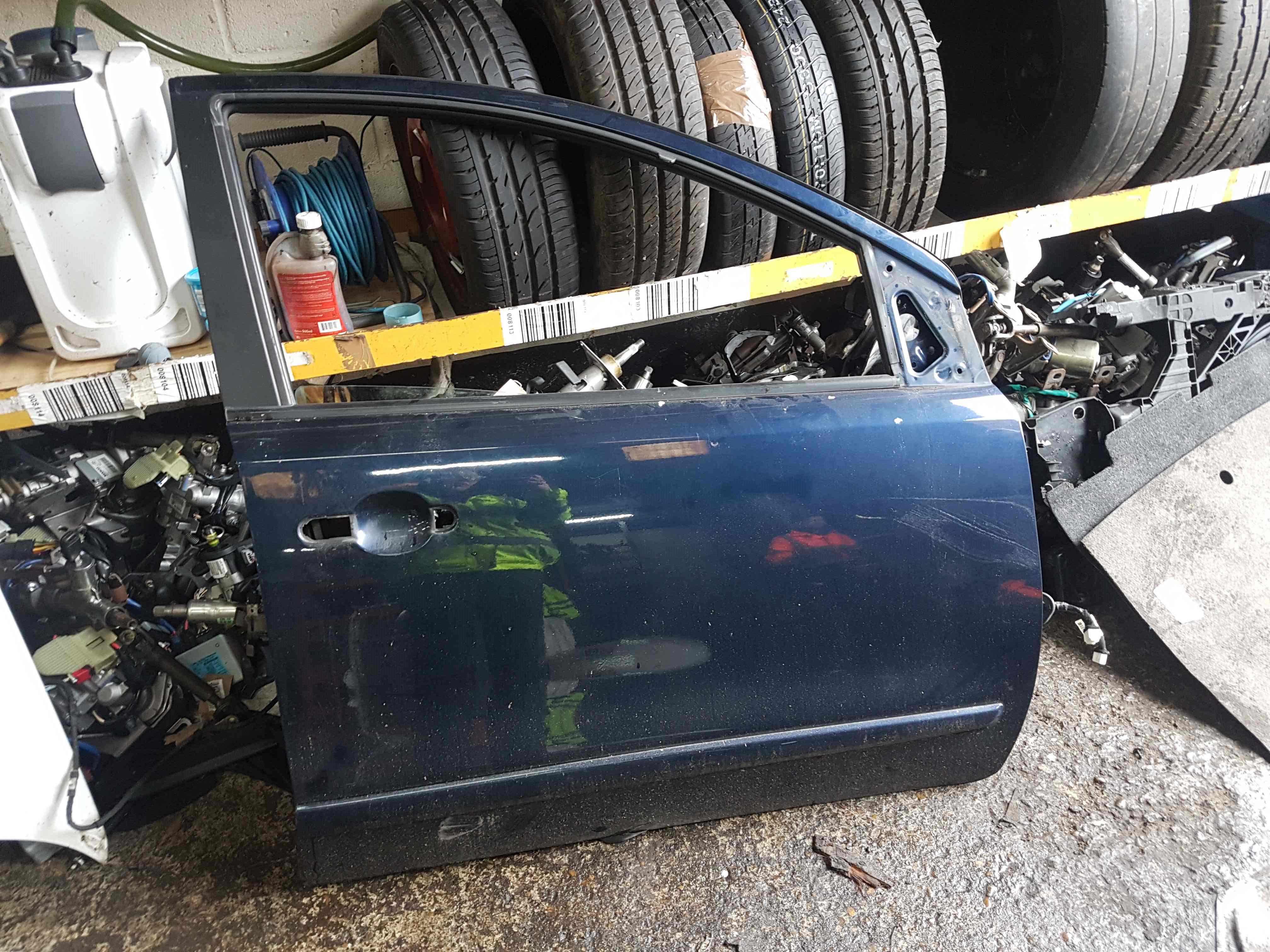 Thumb 7 Nissan Note E11 2005-2012 Drivers OSF Front Door BW9 Dark Blue 