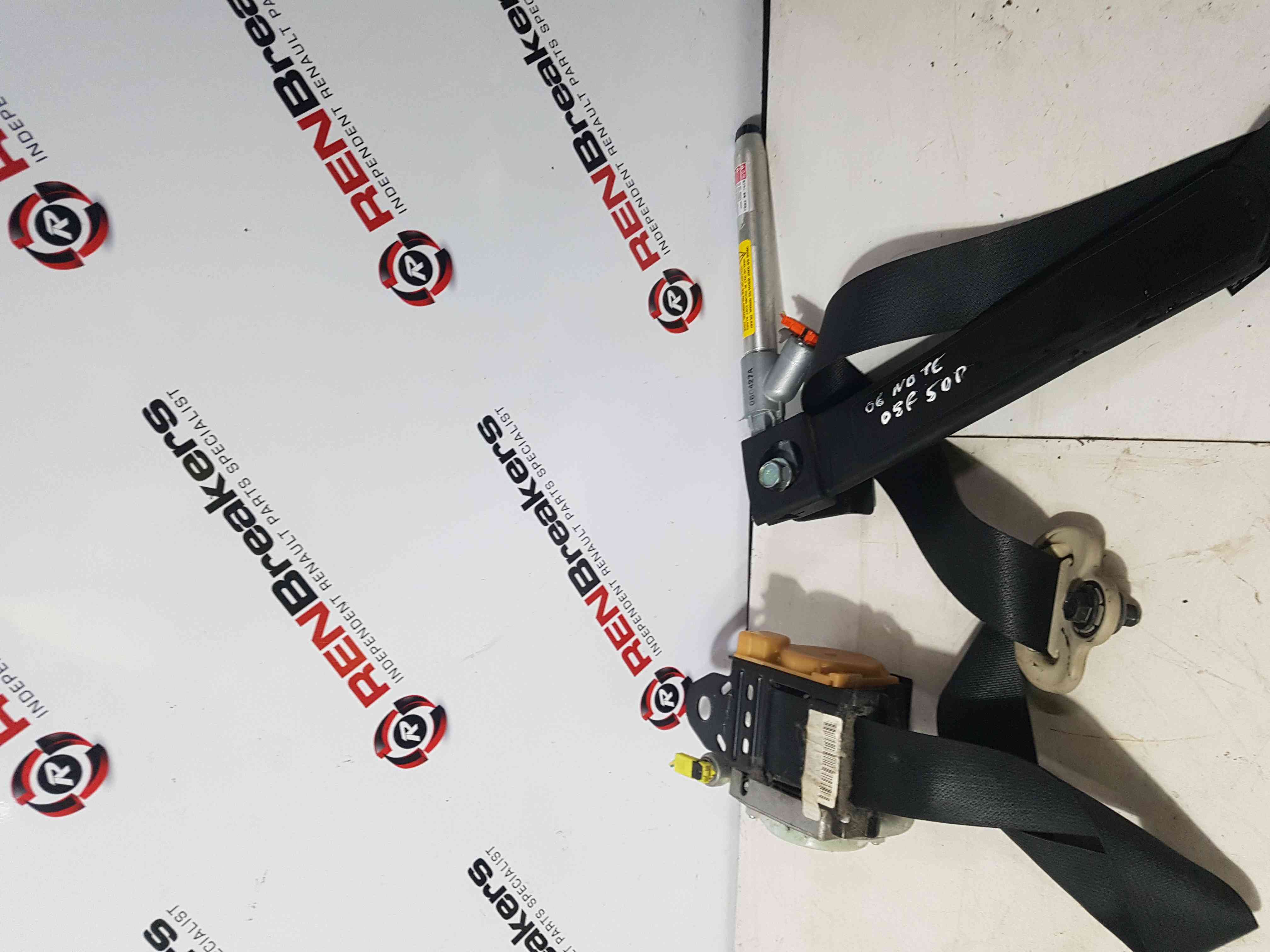 Thumb 9 Nissan Note E11 2005-2012 Drivers OSF Front Seat Belt 5Dr PRE Teensioner