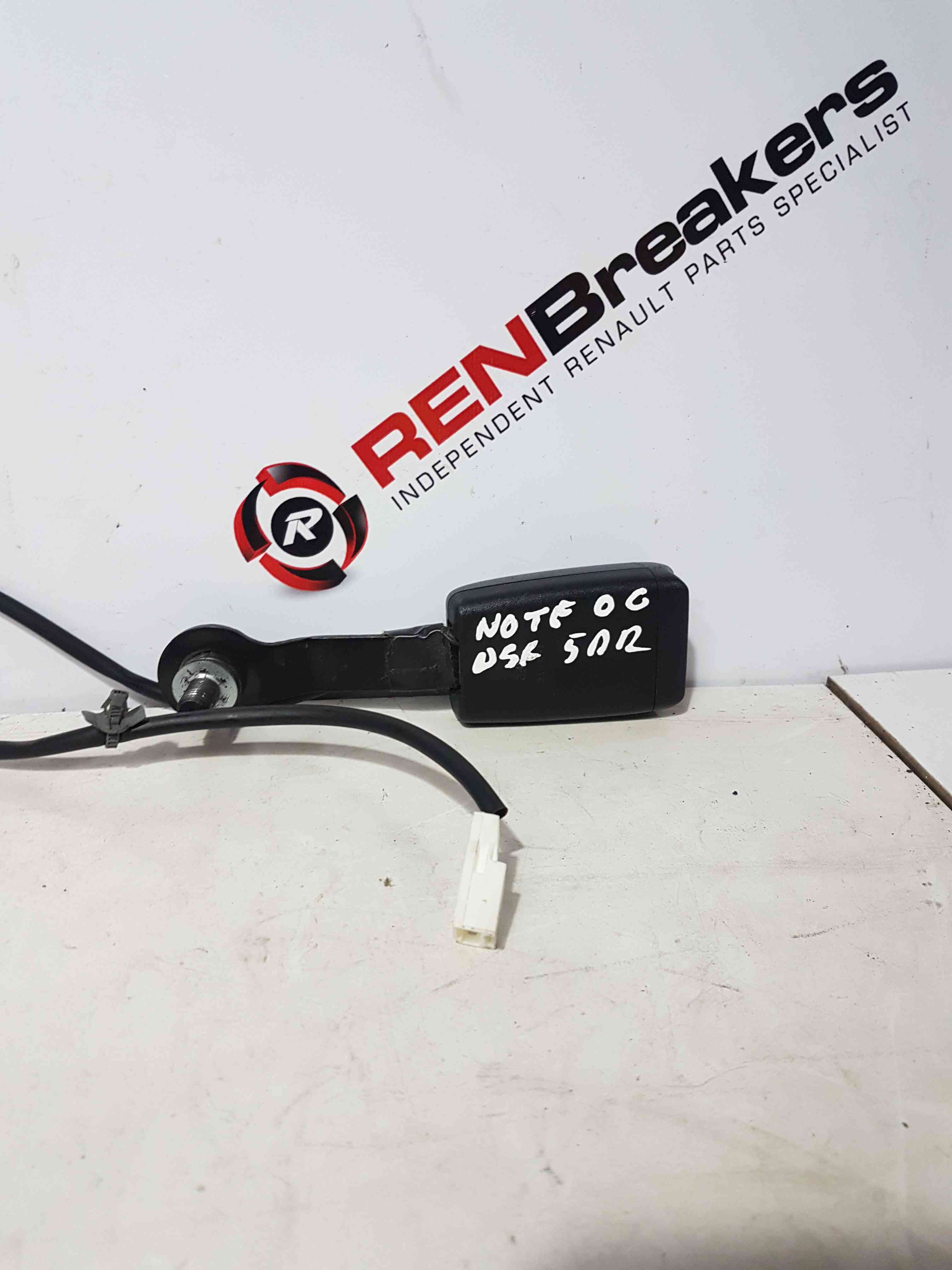 Thumb 5 Nissan Note E11 2005-2012 Drivers OSF Front Seat Belt Buckle Anchor Clip