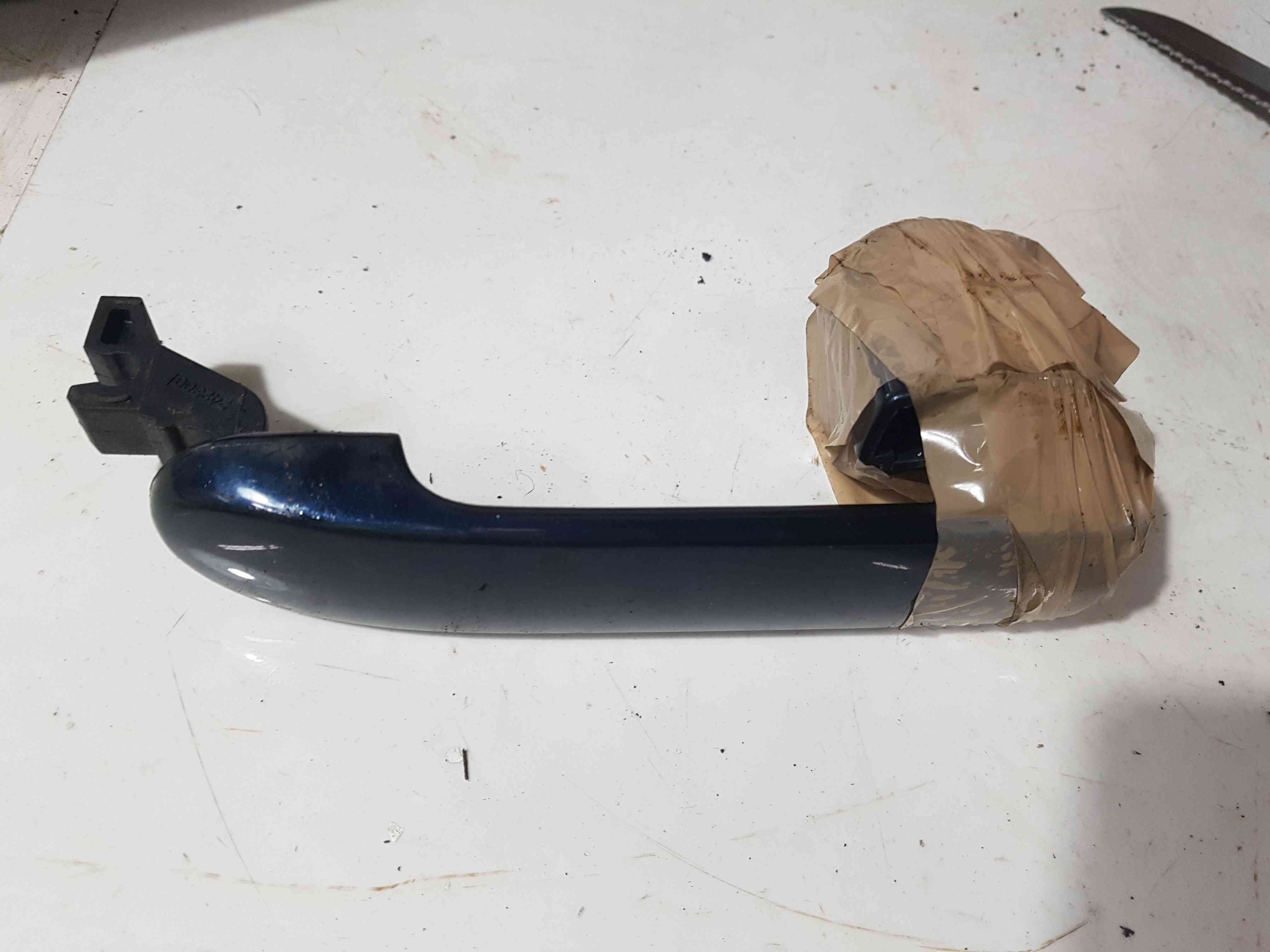 Thumb 3 Nissan Note E11 2005-2012 Drivers OSR Rear Exterior Door Handle Blue