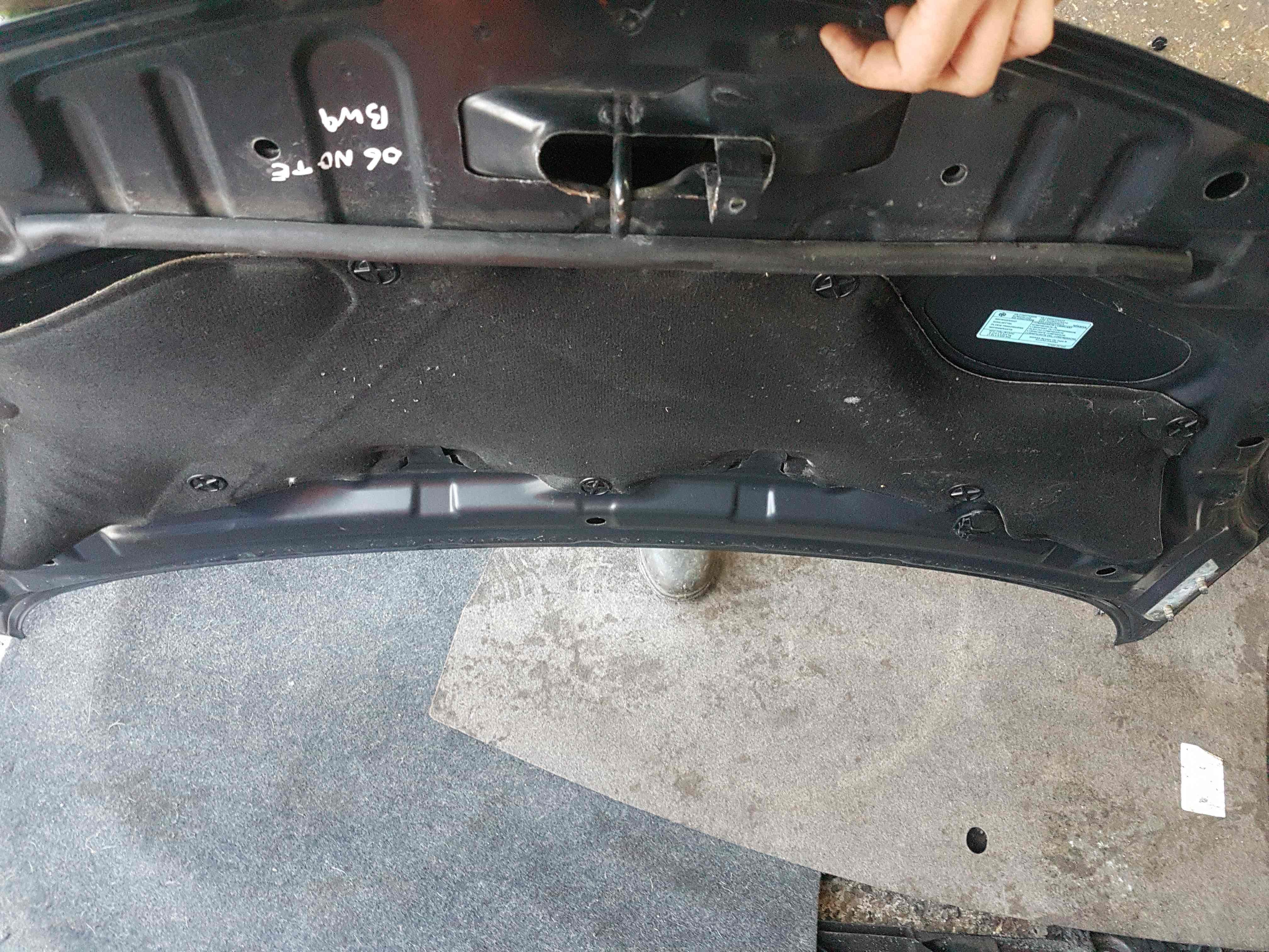 Thumb 6 Nissan Note E11 2005-2012 Front Bonnet Hood Panel BW9 Dark Blue 