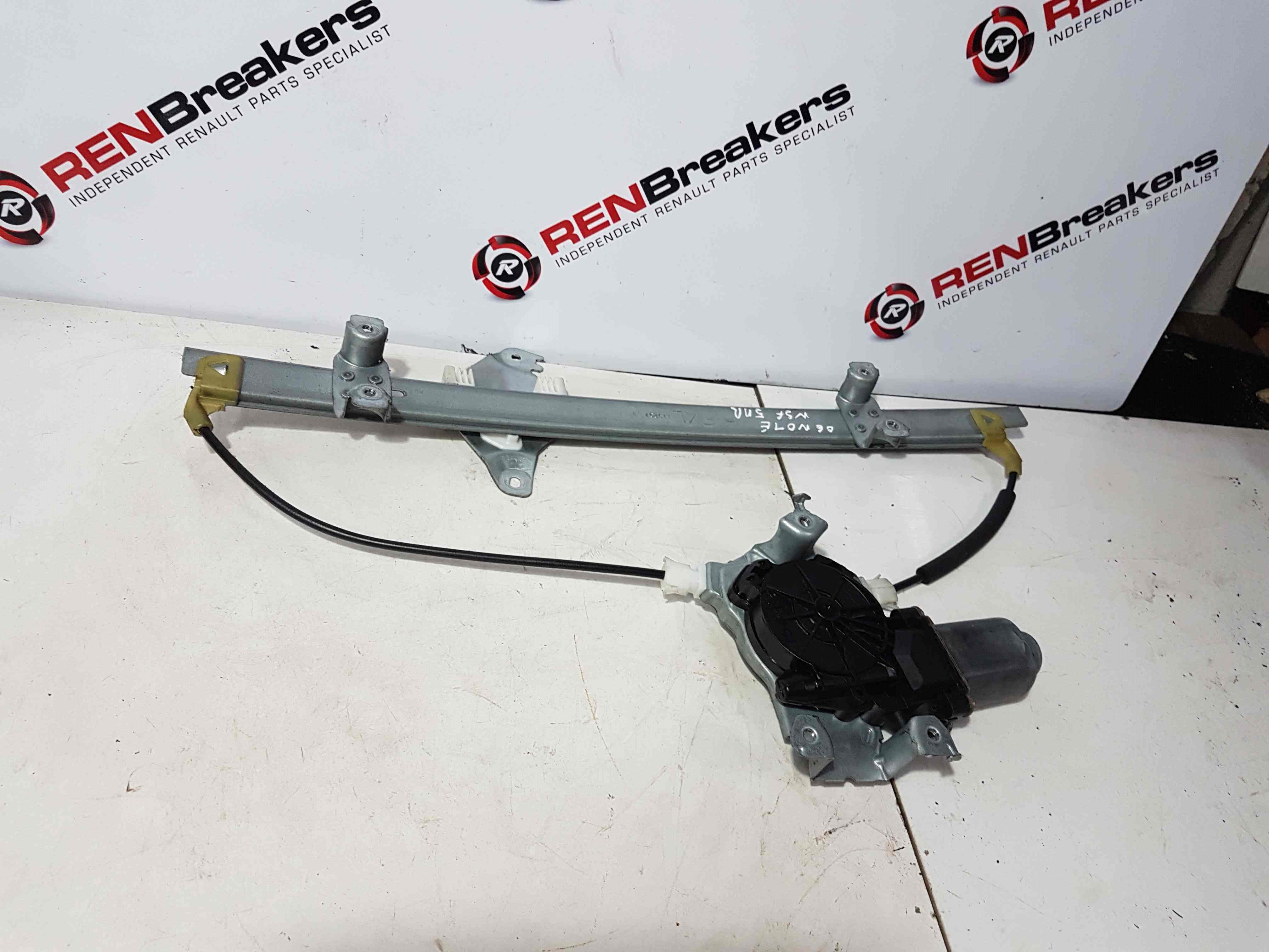 Thumb 3 Nissan Note E11 2005-2012 Passenger NSF Window Motor + Regulator 5Dr