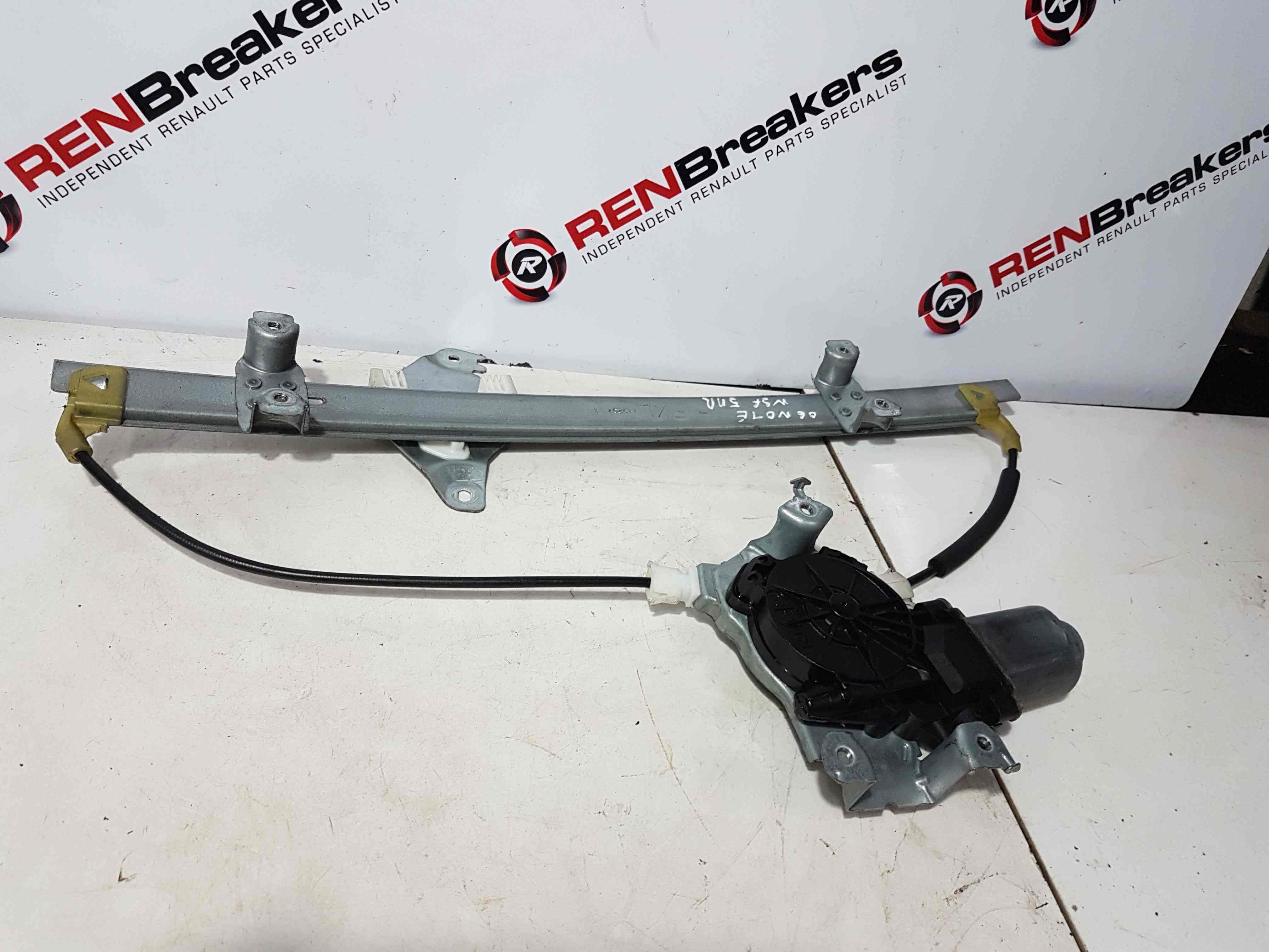 Thumb 7 Nissan Note E11 2005-2012 Passenger NSF Window Motor + Regulator 5Dr