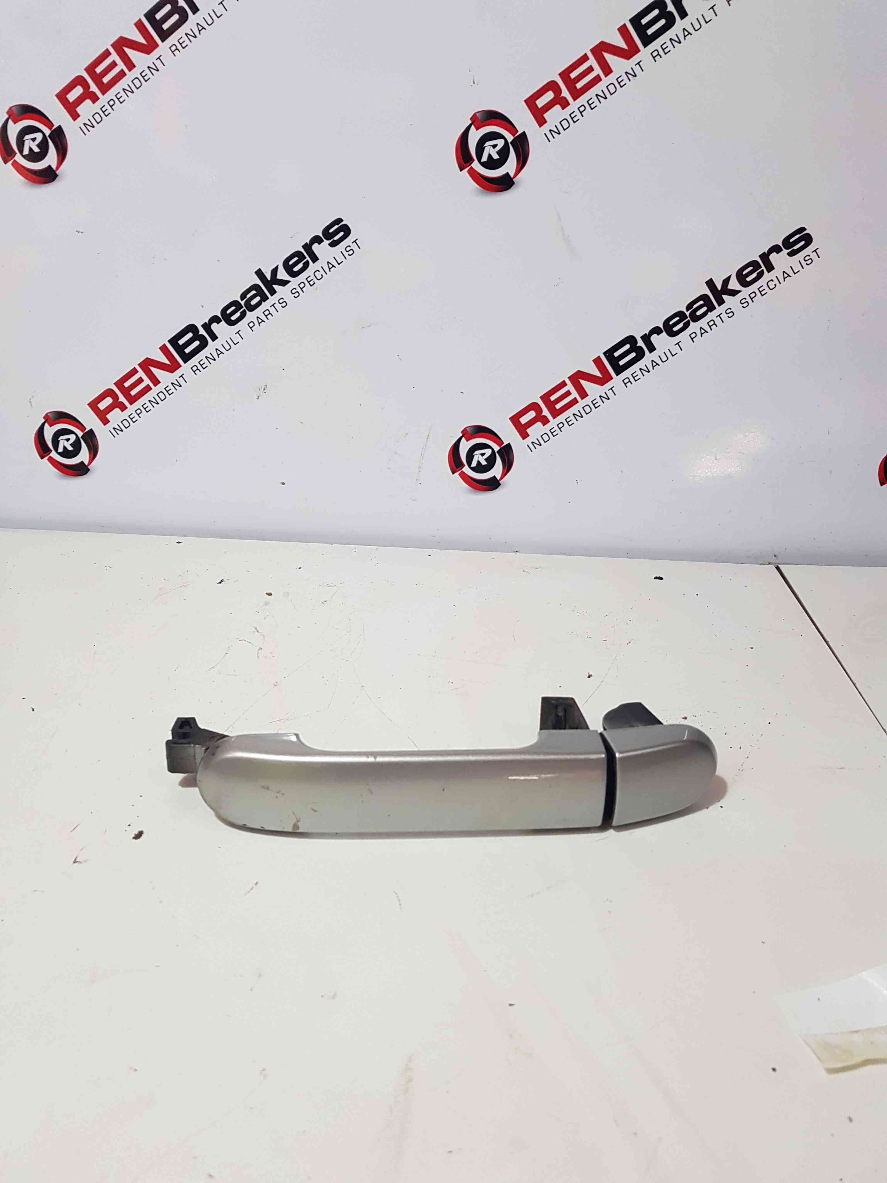 Thumb 3 Nissan Note E11 2005-2012 Passenger NSR Rear Exterior Handle Silver KY0g KY0