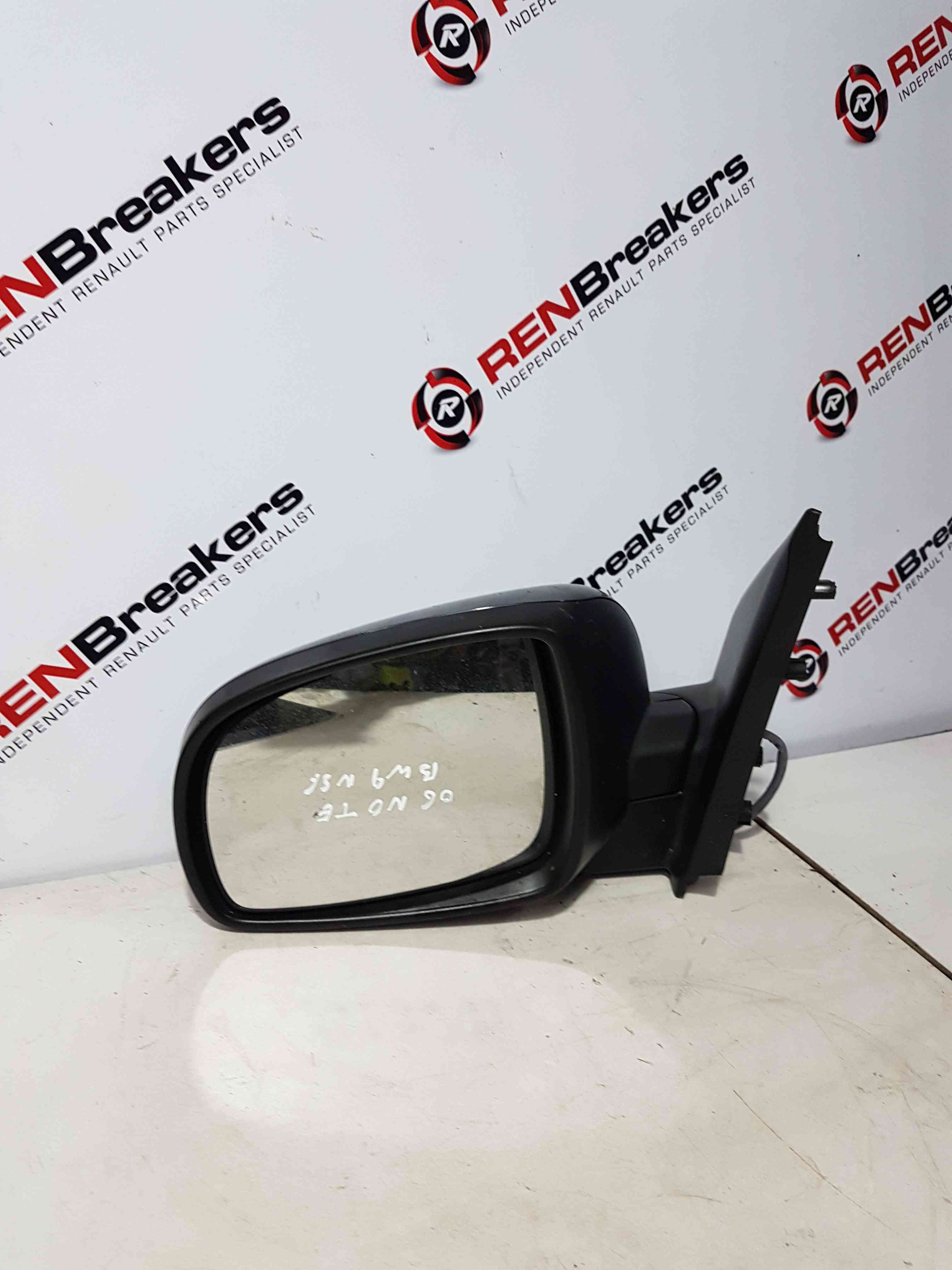 Thumb 3 Nissan Note E11 2005-2012 Passenger NS Wing Mirror BW9 Dark Blue 