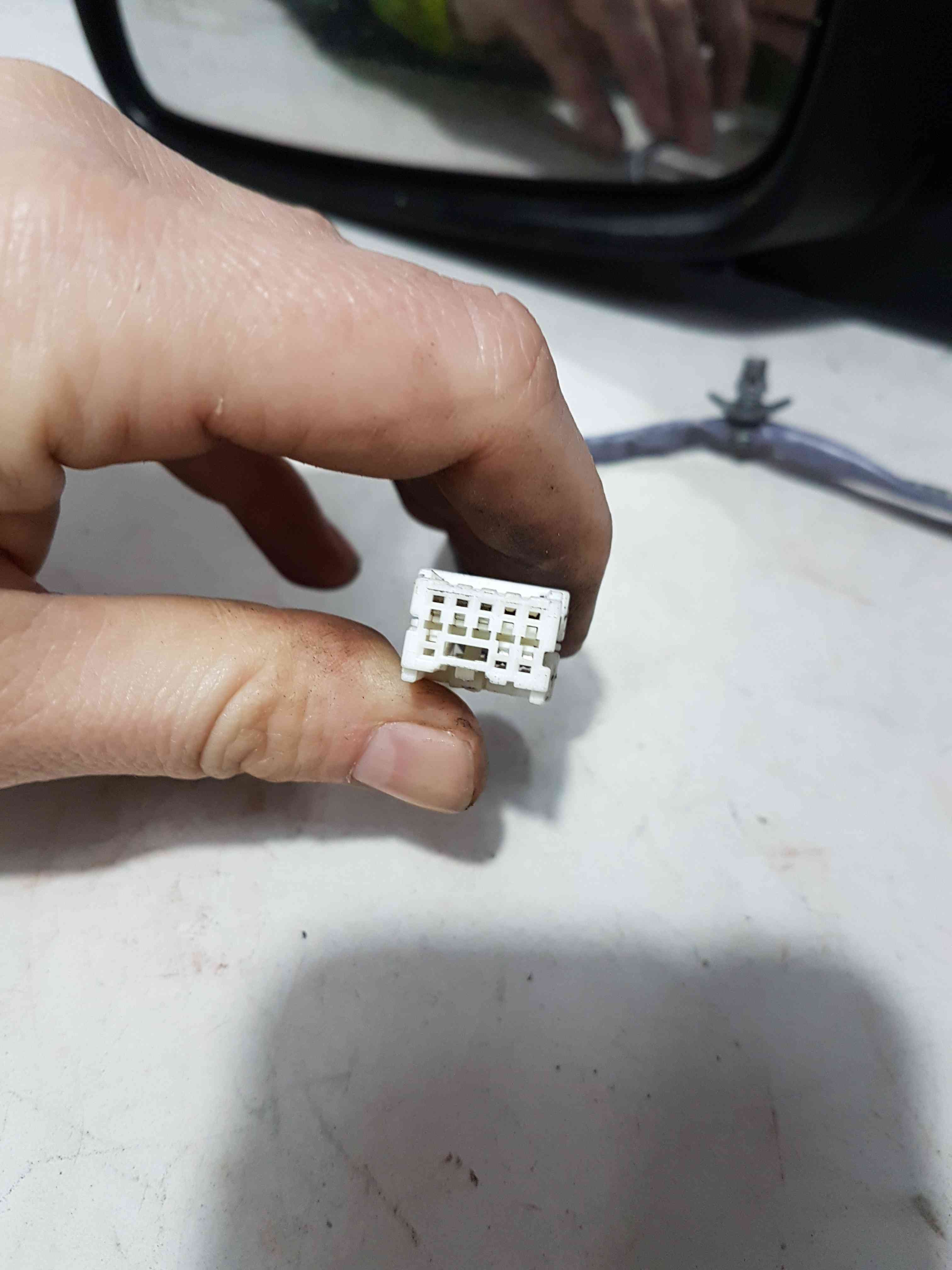 Thumb 6 Nissan Note E11 2005-2012 Passenger NS Wing Mirror BW9 Dark Blue 