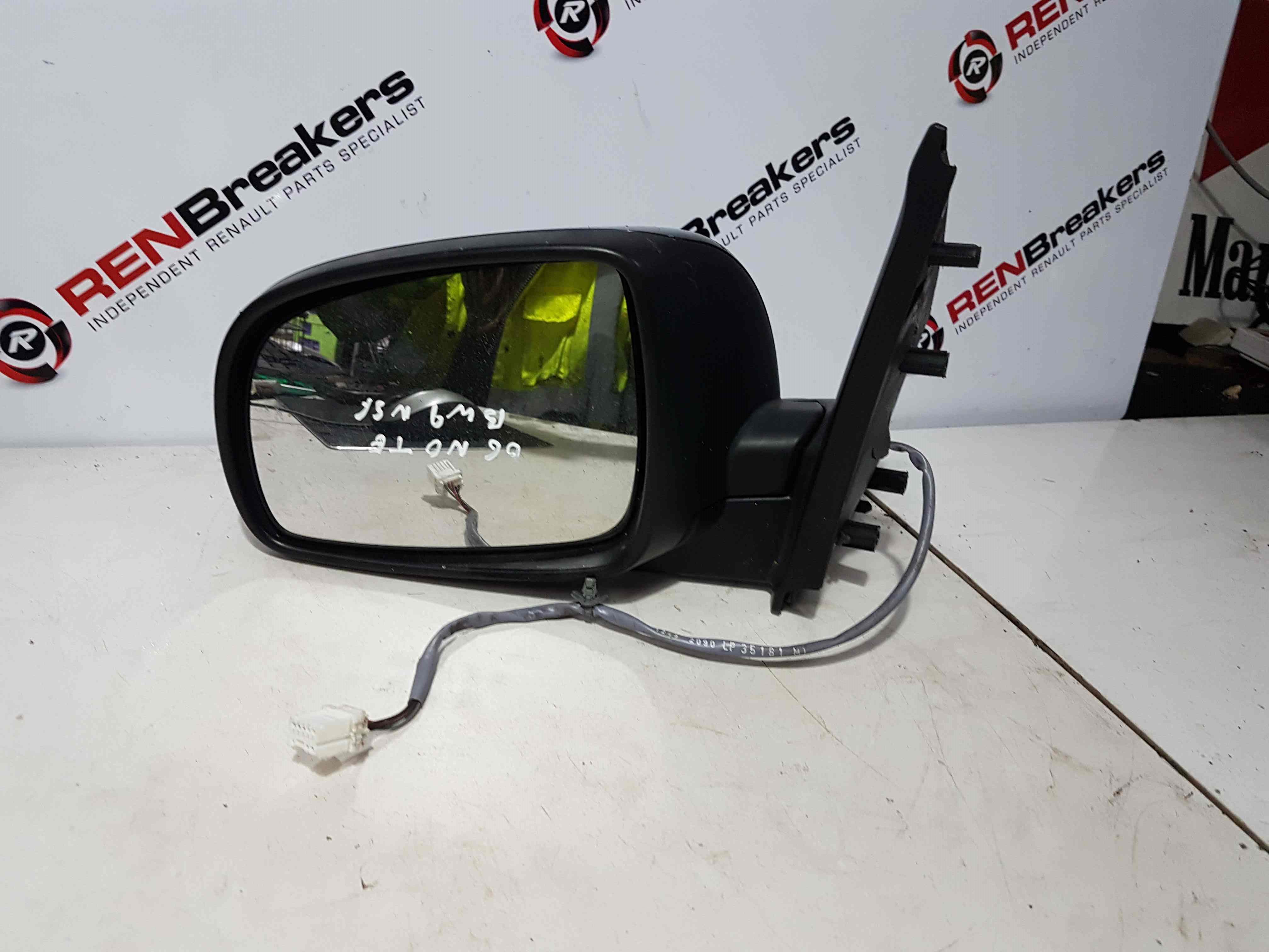 Thumb 7 Nissan Note E11 2005-2012 Passenger NS Wing Mirror BW9 Dark Blue 