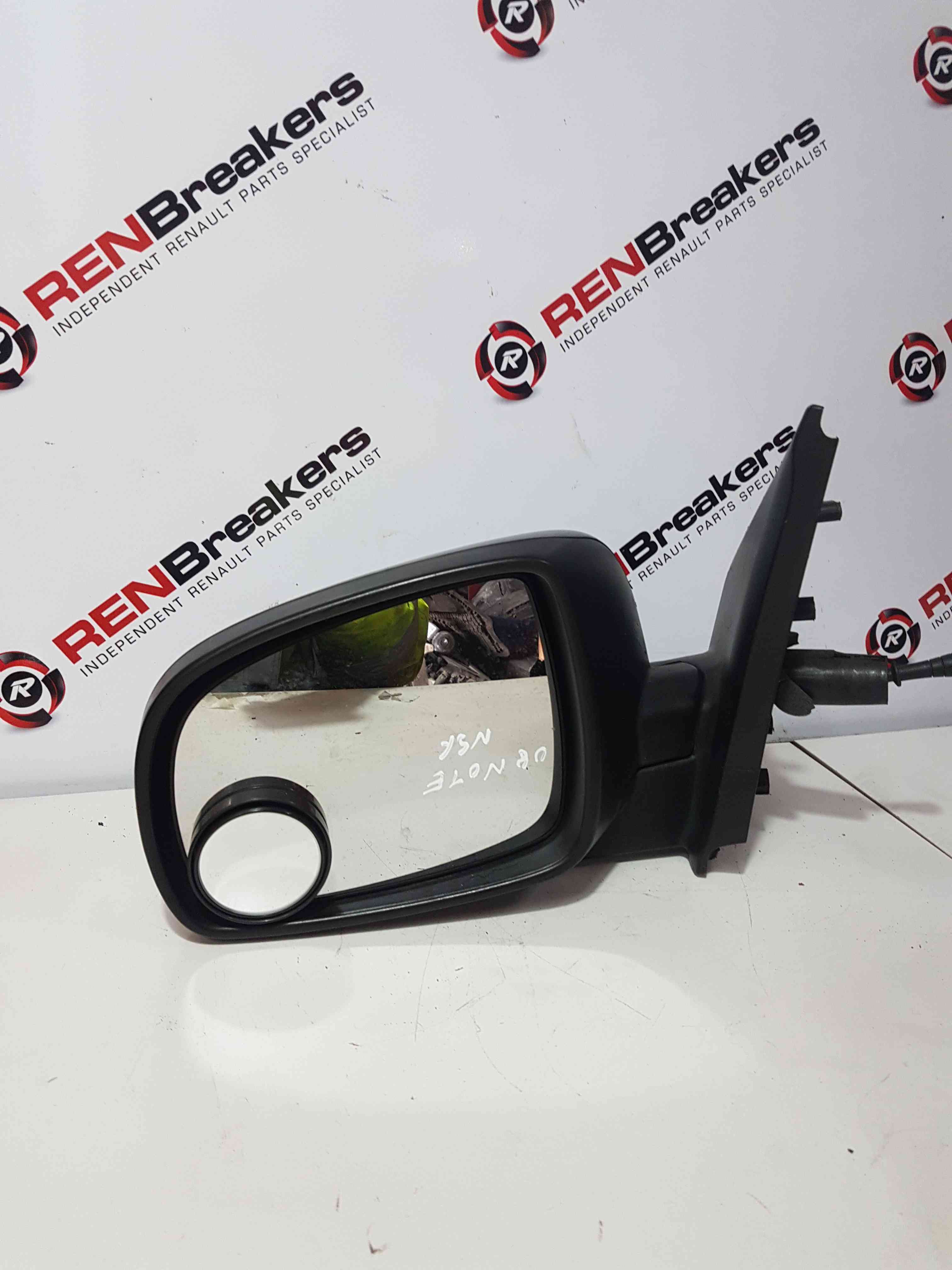 Thumb 4 Nissan Note E11 2005-2012 Passenger Ns Wing Mirror Black Manual