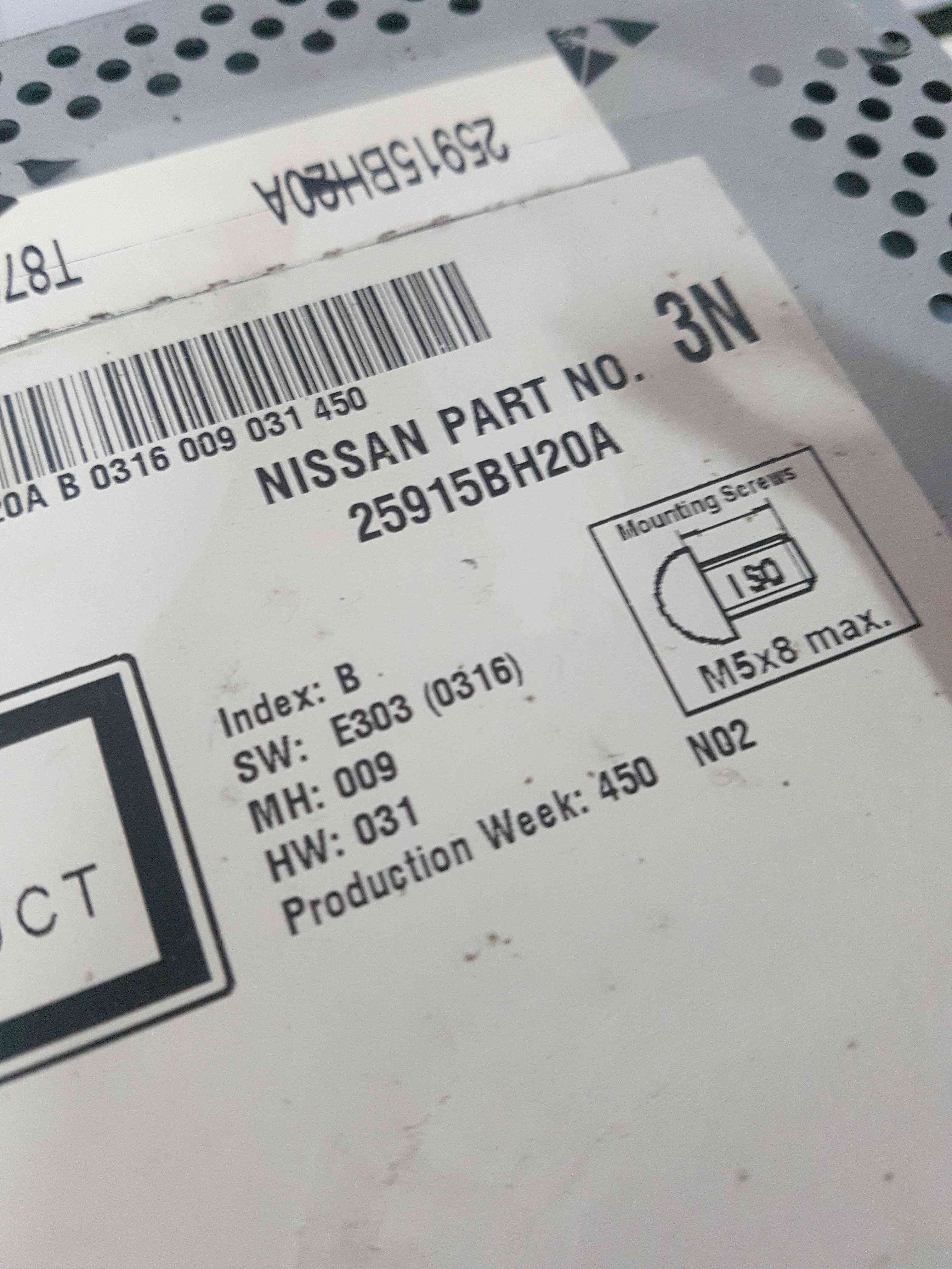 Thumb 9 Nissan Note E11 2005-2012 Radio Cd Player 25915Bh20a