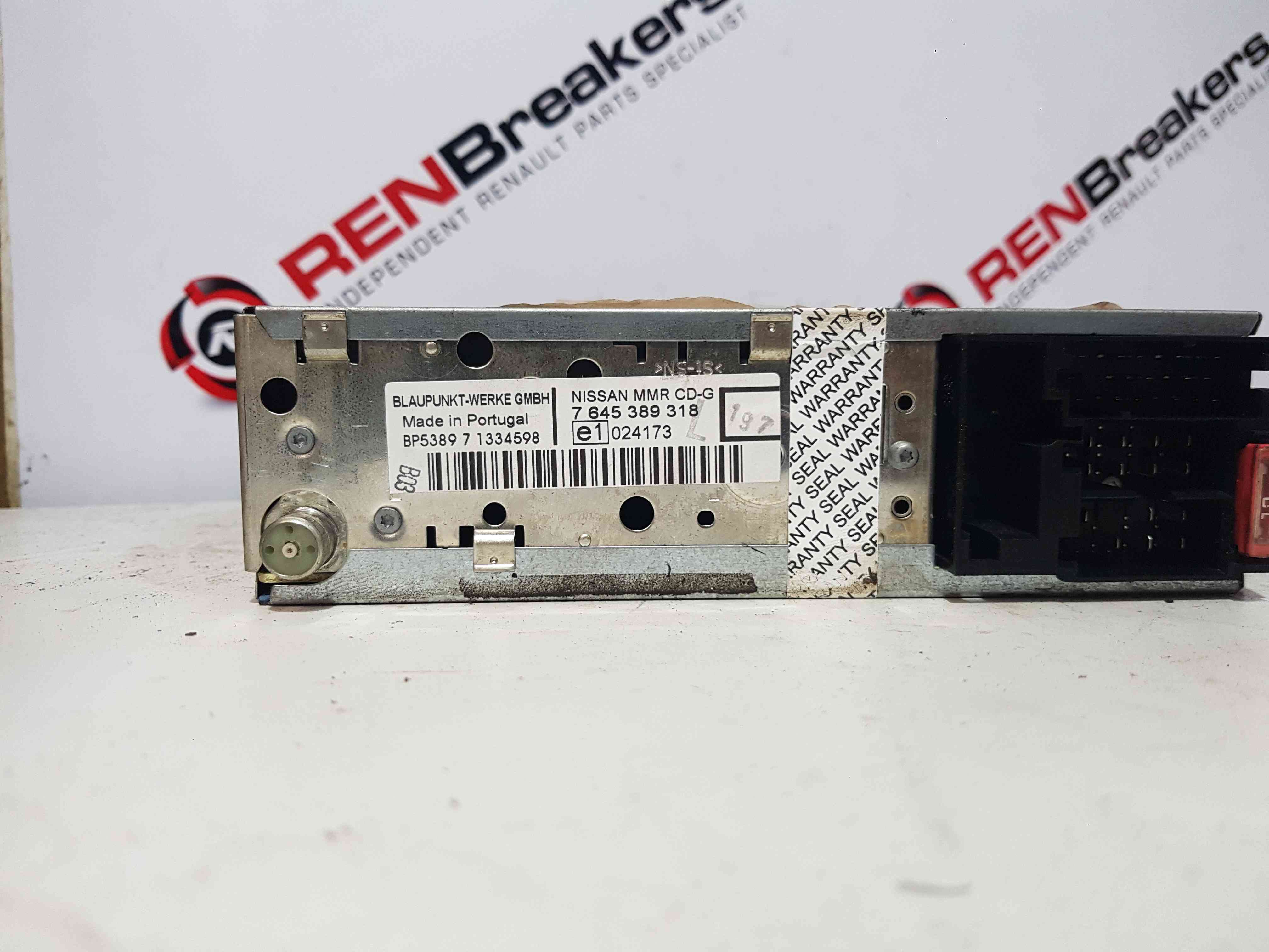 Thumb 5 Nissan Note E11 2005-2012 Radio Cd Player 7645389318 + Code