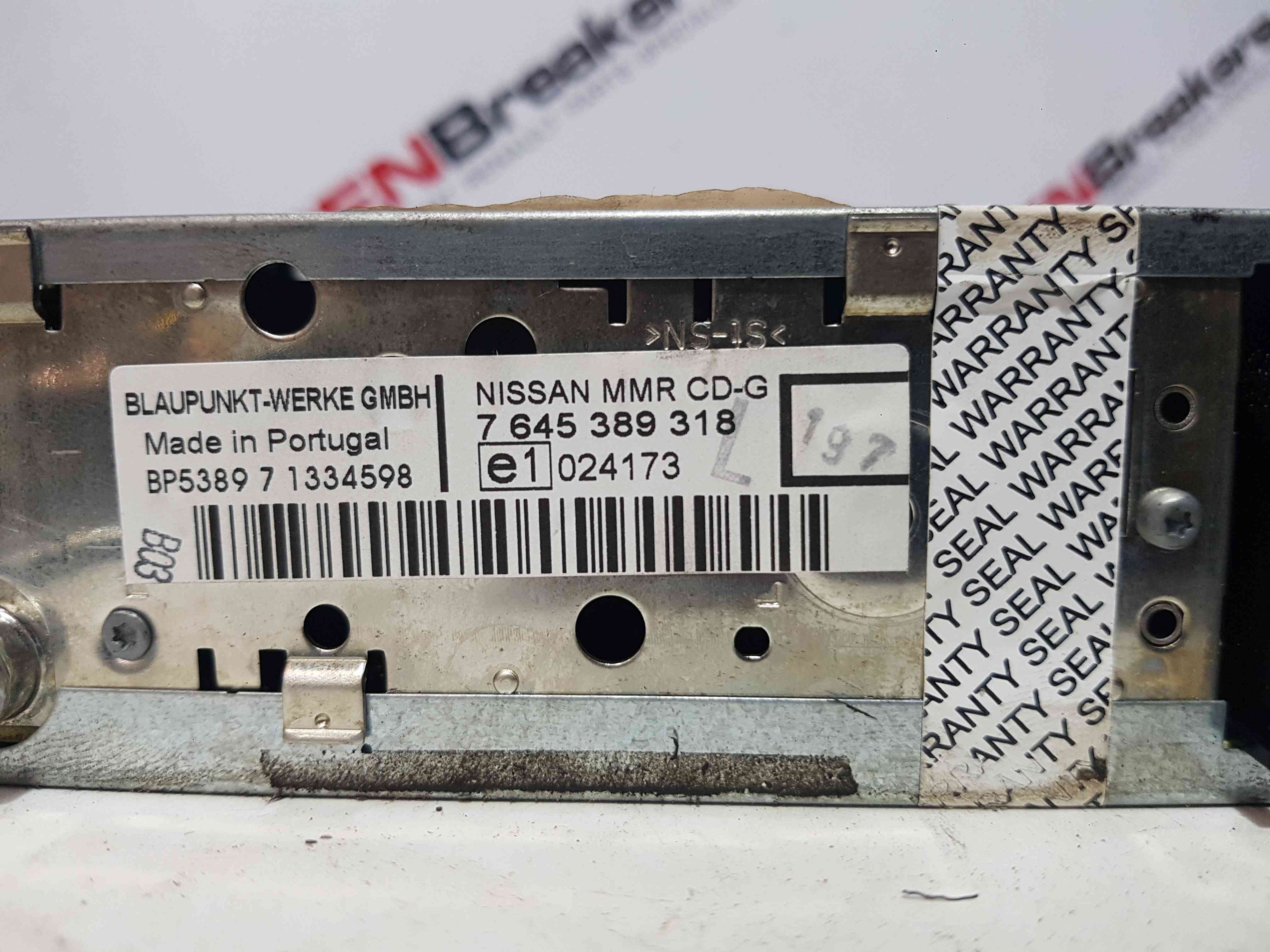 Thumb 7 Nissan Note E11 2005-2012 Radio Cd Player 7645389318 + Code