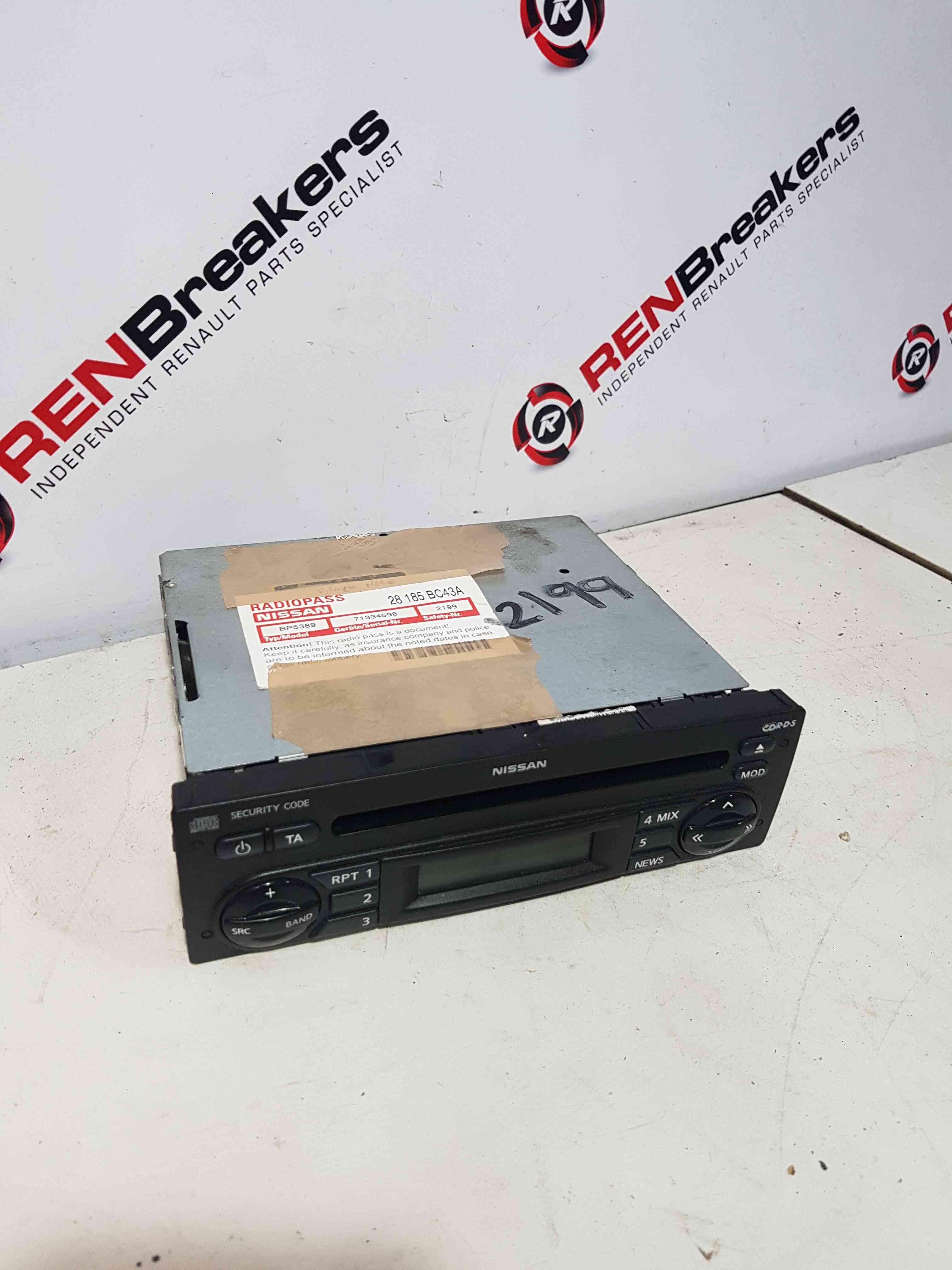 Thumb 9 Nissan Note E11 2005-2012 Radio Cd Player 7645389318 + Code