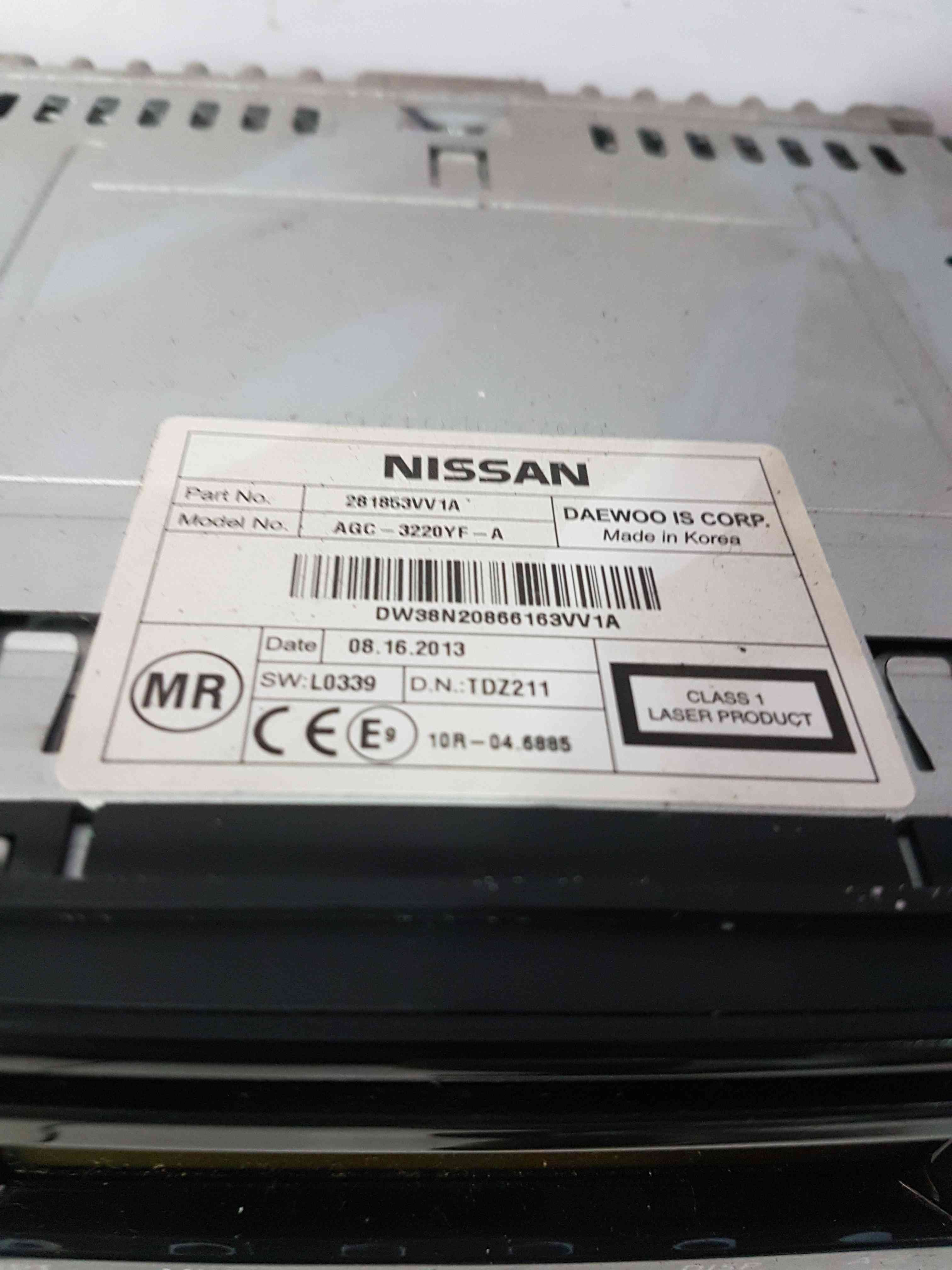 Thumb 6 Nissan Note E12 2013-2017 Radio Stereo Head Unit AUX 281853VV1A