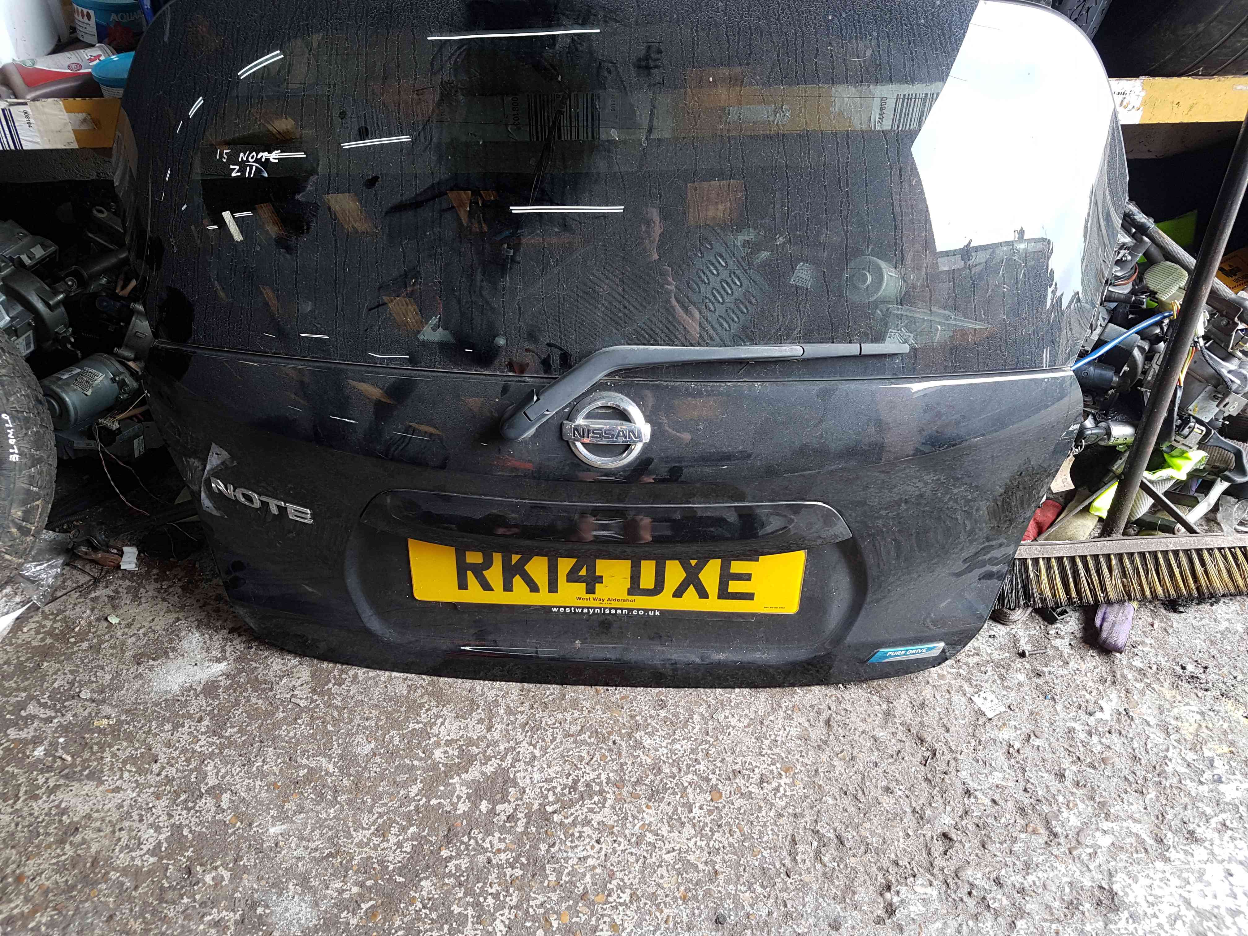 Thumb 4 Nissan Note E12 2013-2017 Rear Boot Tailgate Black V11